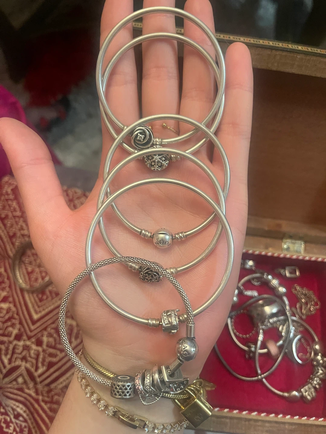 Pandora Sterling Silver Charm Bracelets