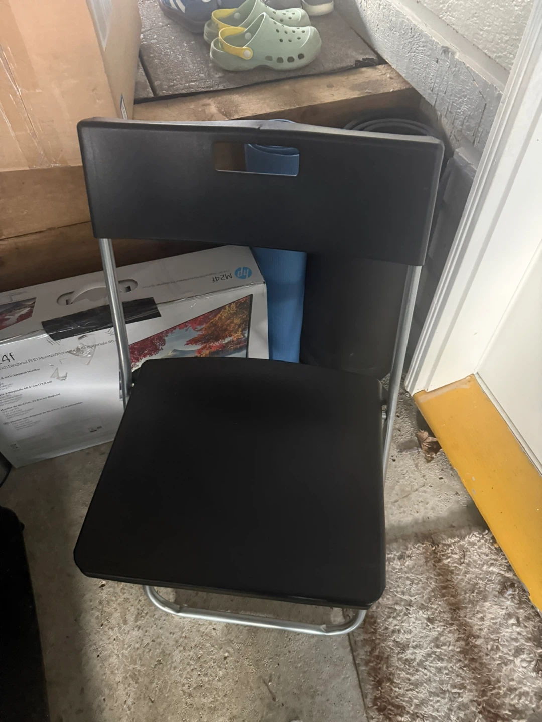Black Folding Chair 2 pieces