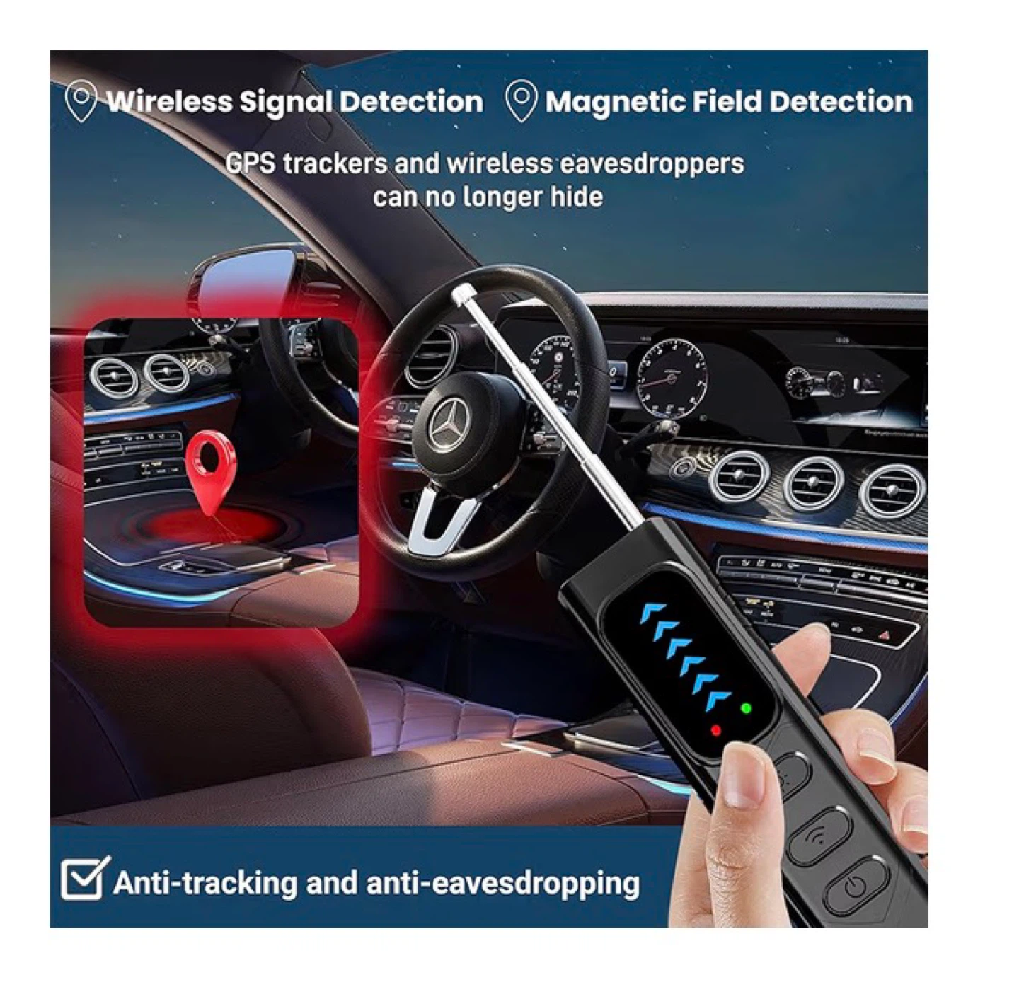X13 Wireless Signal & Hidden Camera Detector - photo 5