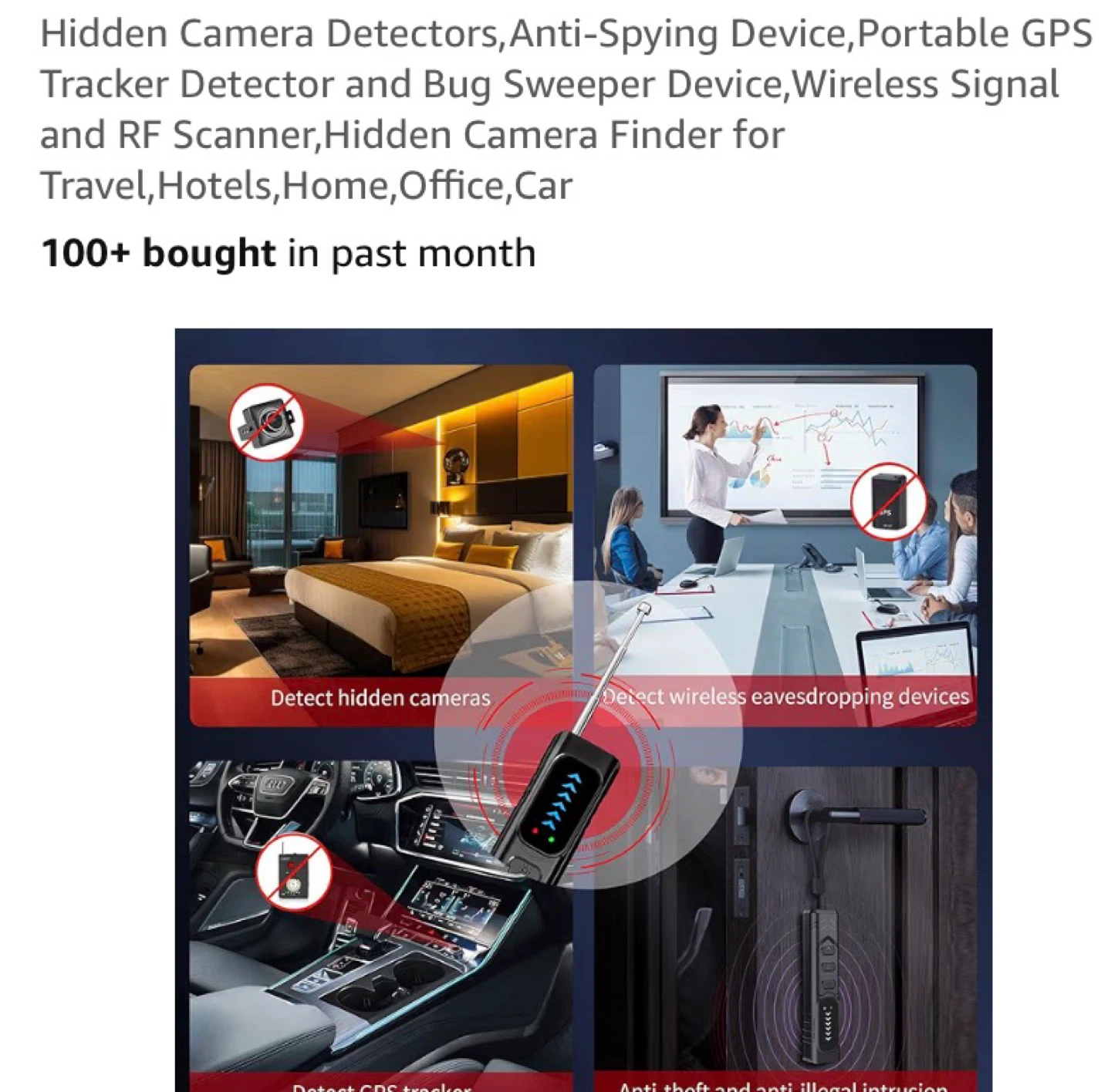X13 Wireless Signal & Hidden Camera Detector - photo 2