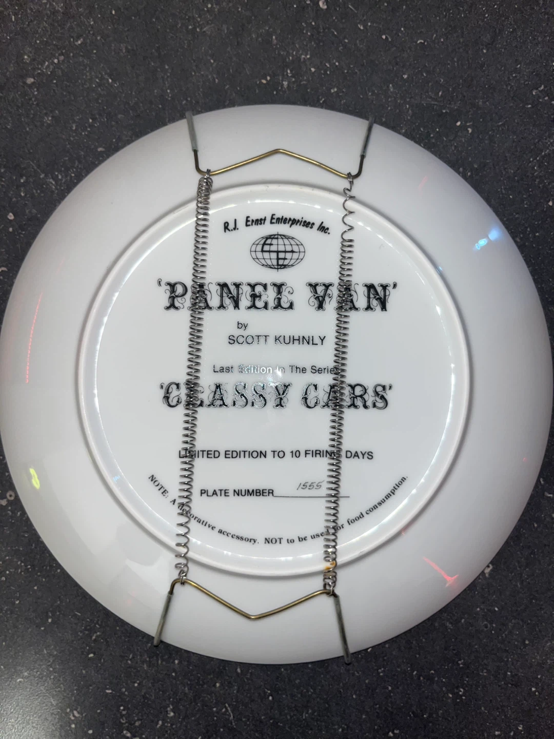R.J. Ernst Van Decorative Plate by Scott Kuhnly - photo 2