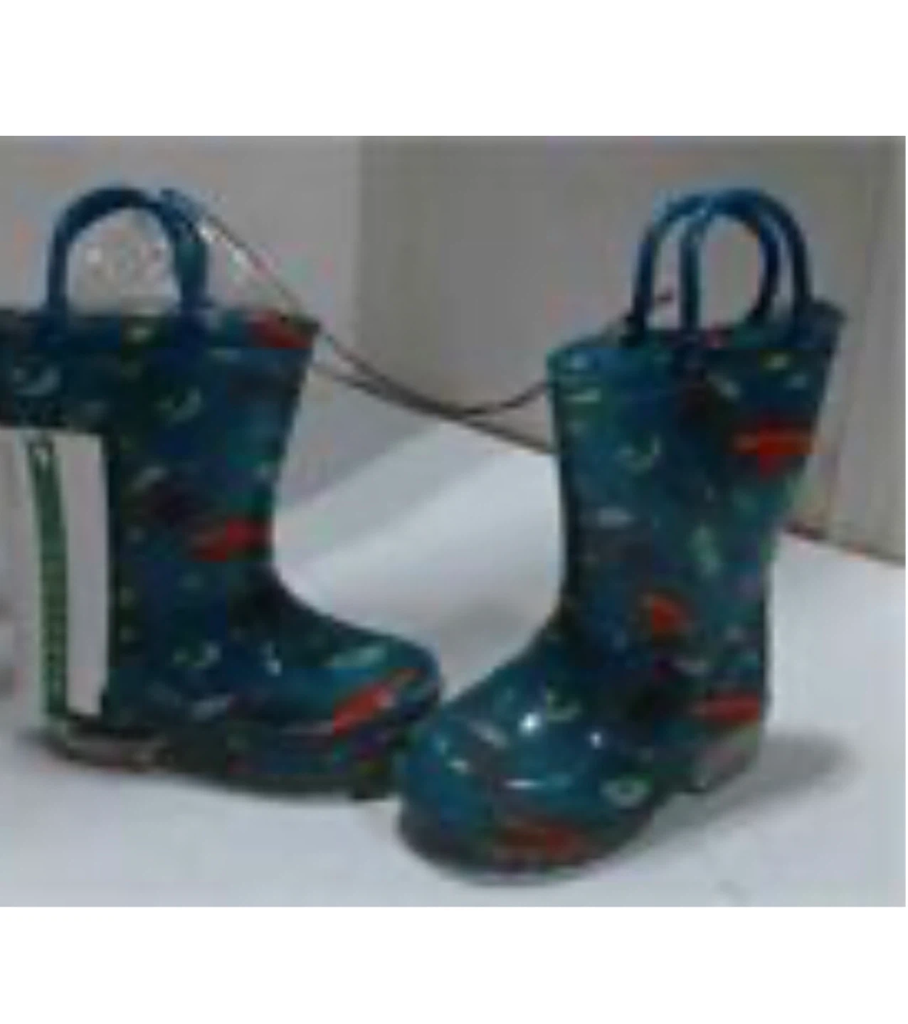 Light up Rain Boots 5 size with Fish Pattern