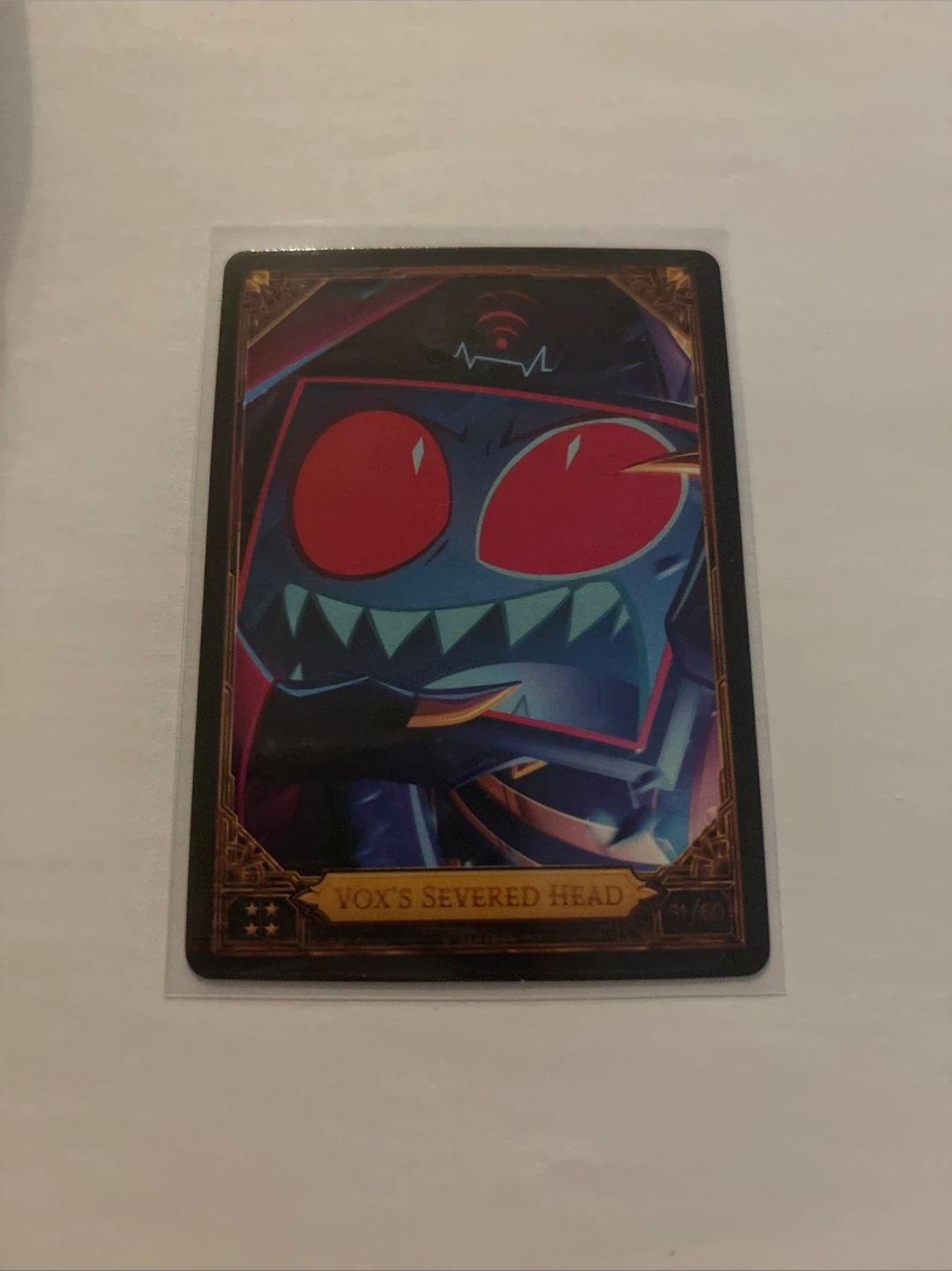 Hazbin Hotel Trading Card - Vox's Severed Head