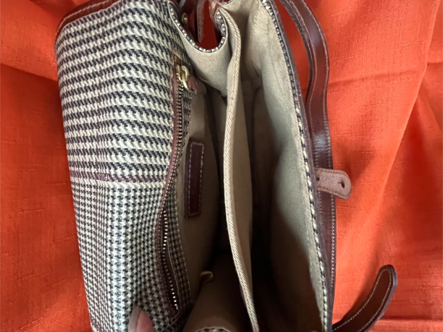 Ralph Lauren Plaid Crossbody Bag - photo 4