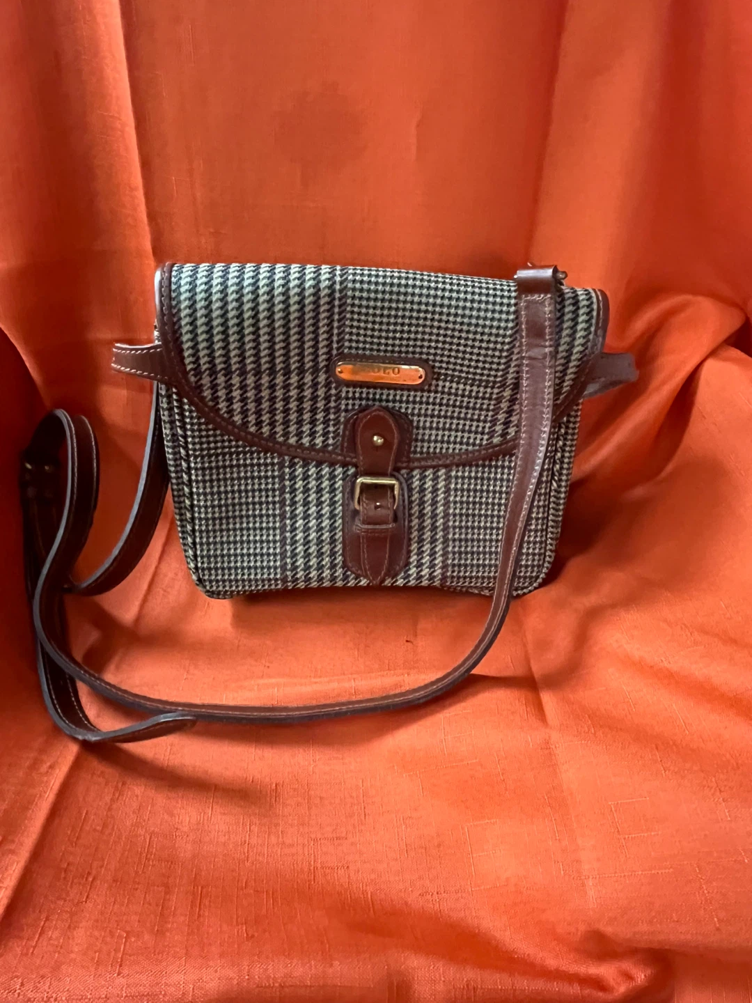 Ralph Lauren Plaid Crossbody Bag - photo 2