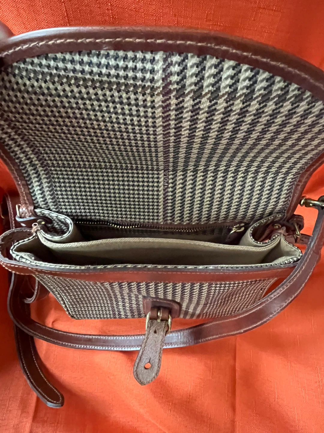 Ralph Lauren Plaid Crossbody Bag - photo 3