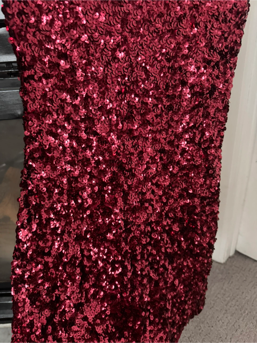 Red Sequins Dress - photo 3