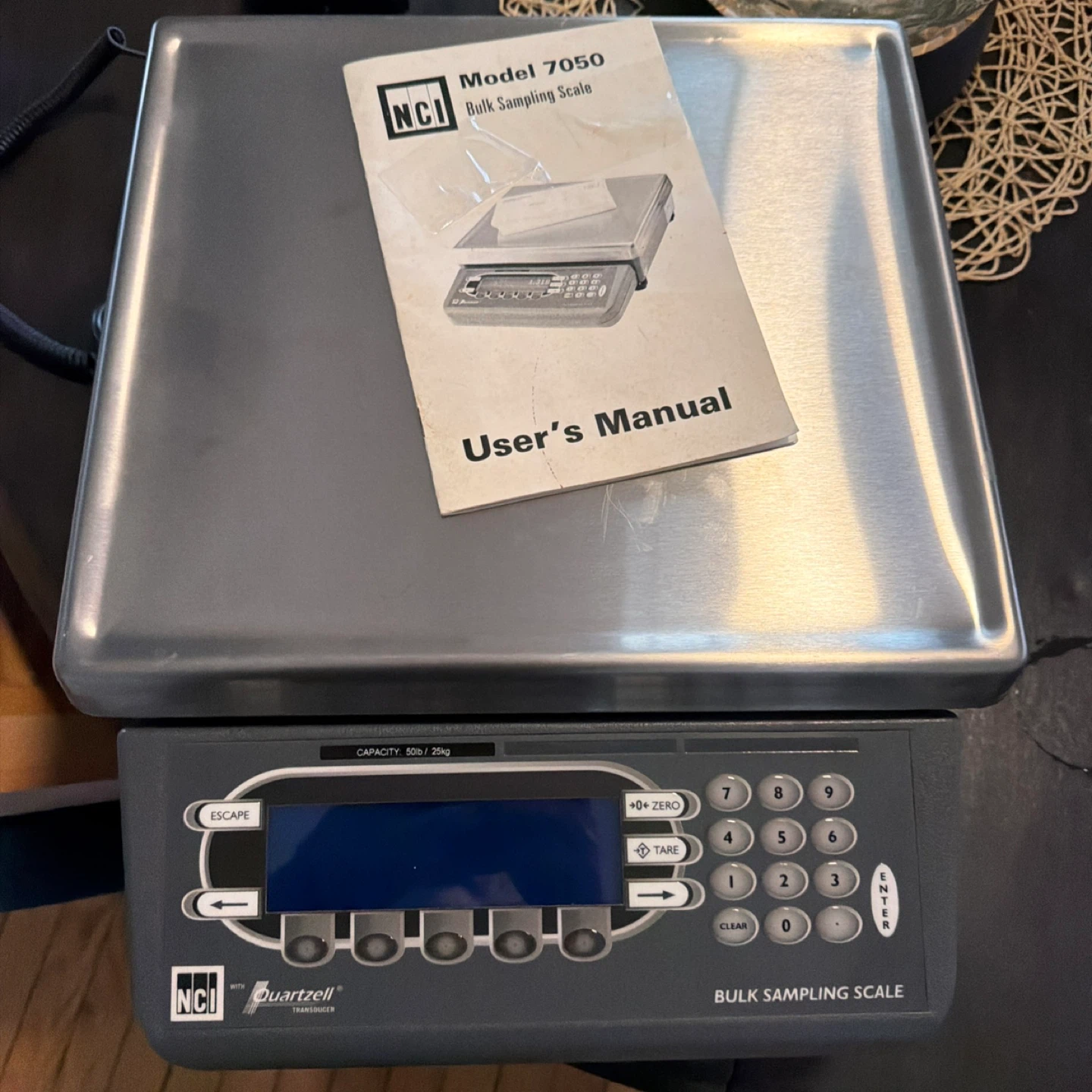 NCI Model 7050 Bulk Sampling Scale - 50lb/25kg - photo 3