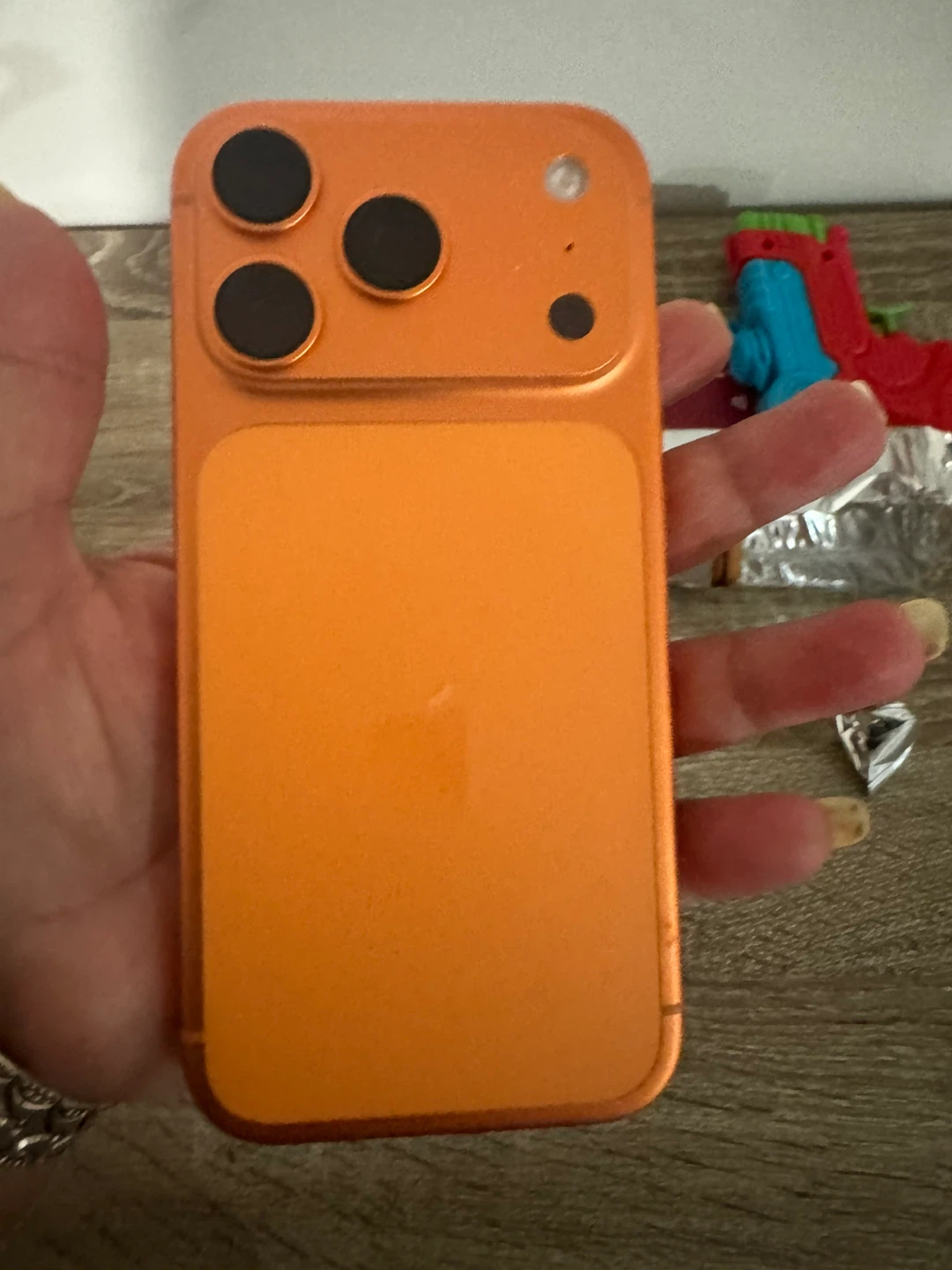 Orange iPhone 17 pro - photo 2