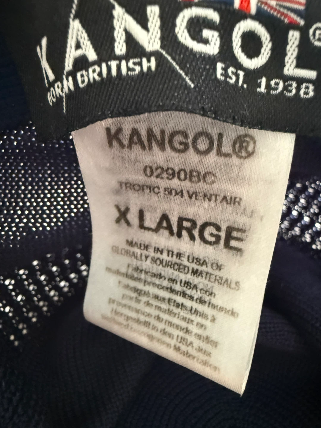 Kangol Tropic Ventair Baseball Cap - Navy, XL - photo 5