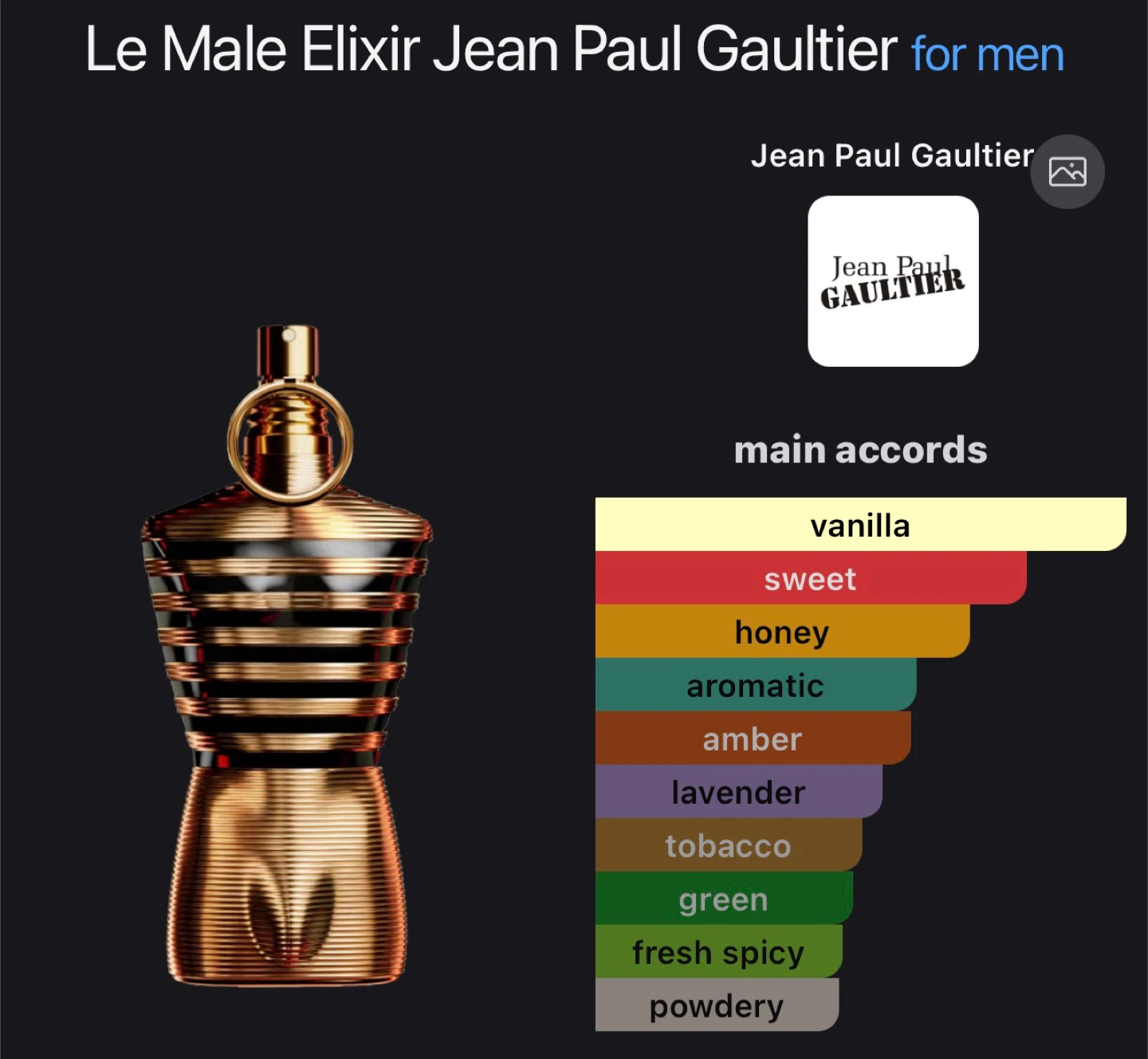Jean Paul Gaultier Le Male Elixir Eau de Parfum 4.2 oz - photo 3