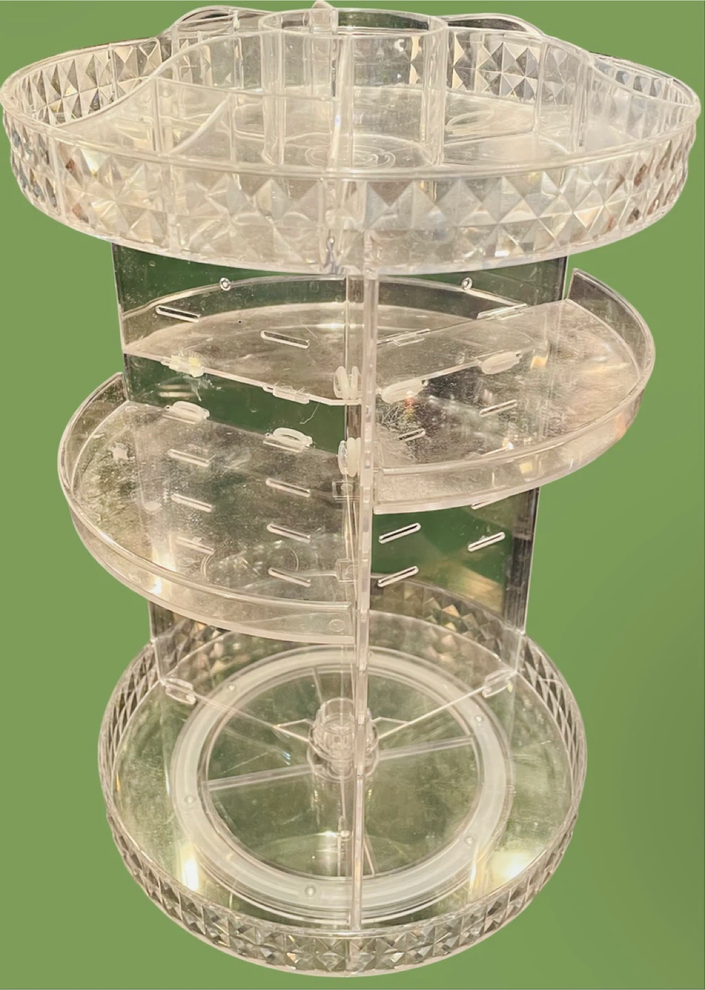 Rotating Makeup Organizer - Clear Acrylic