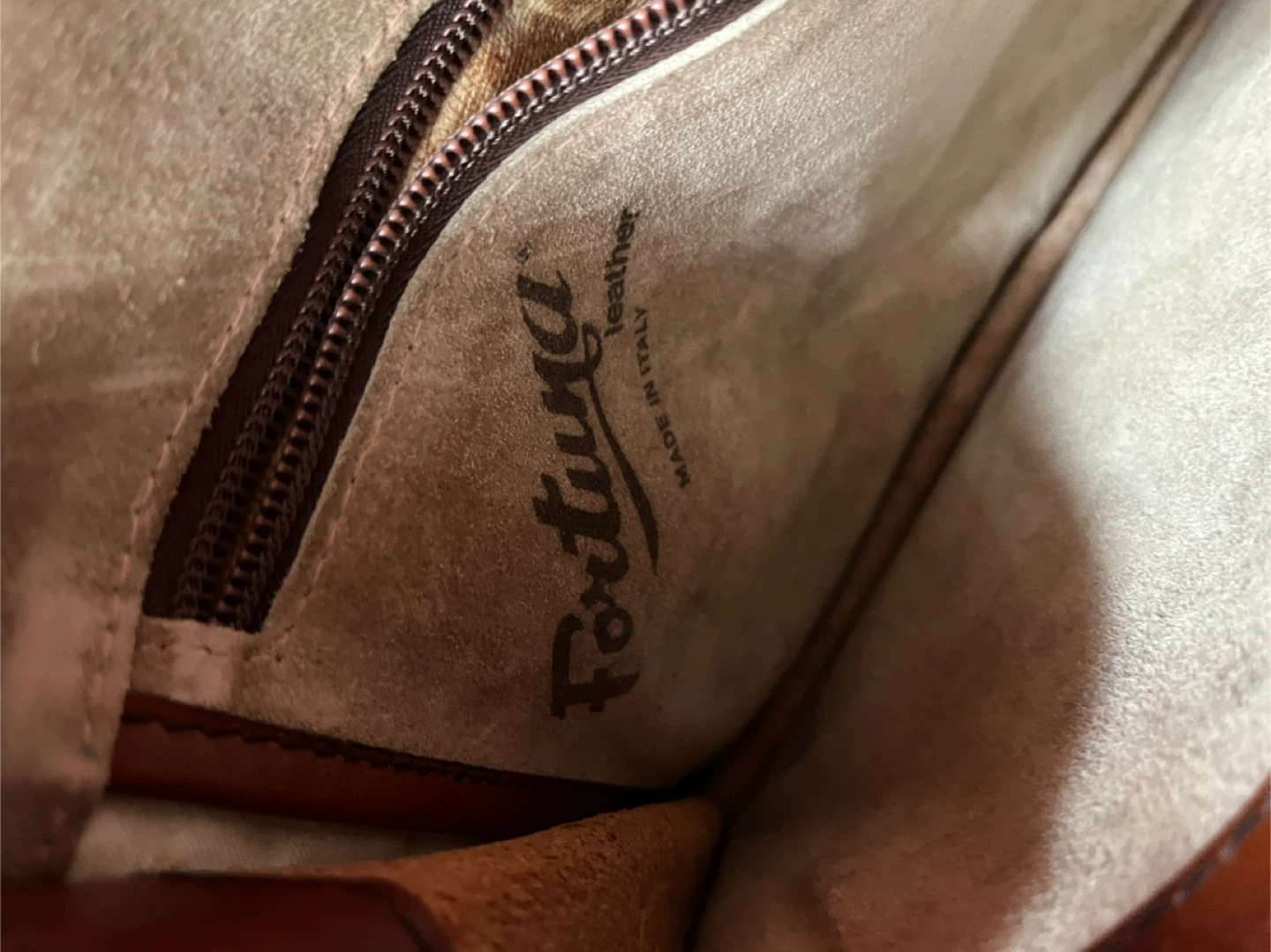 Vintage Fortuna Leather Shoulder Bag - Made in Italy - photo 5
