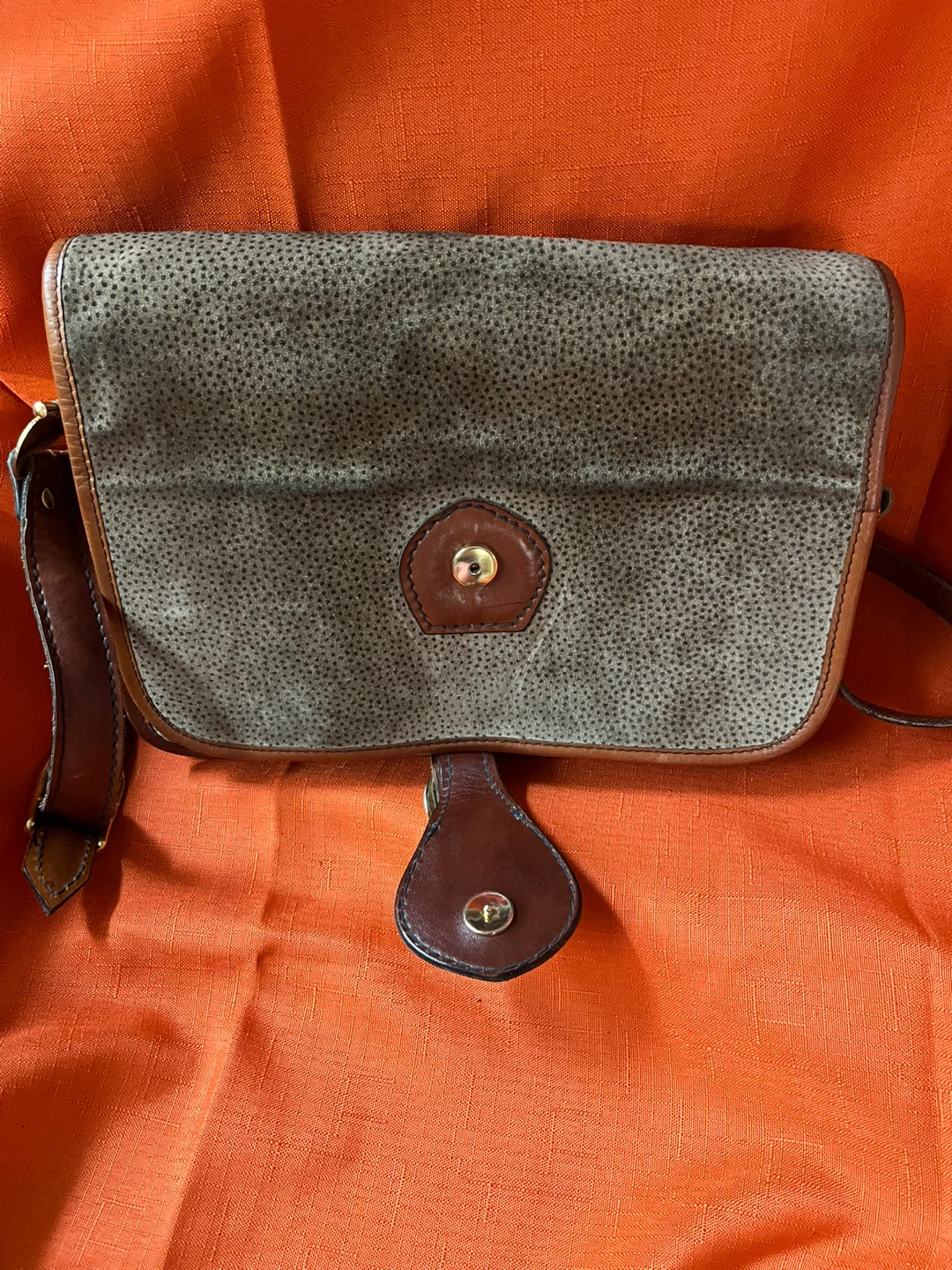 Vintage Fortuna Leather Shoulder Bag - Made in Italy - photo 3