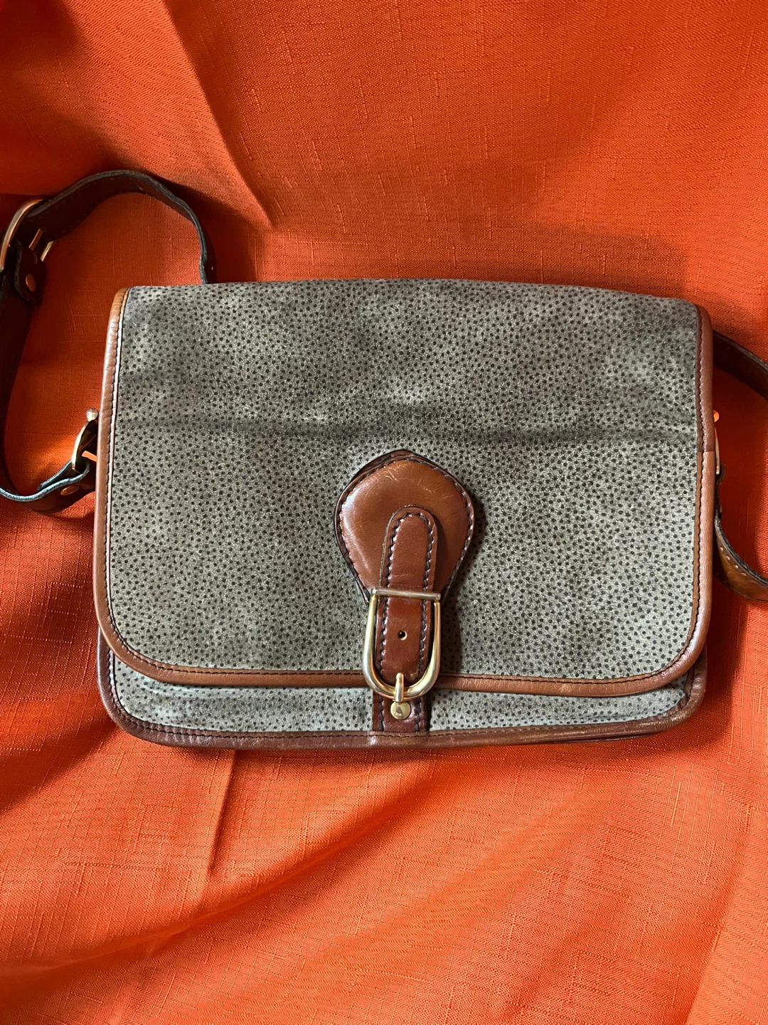 Vintage Fortuna Leather Shoulder Bag - Made in Italy