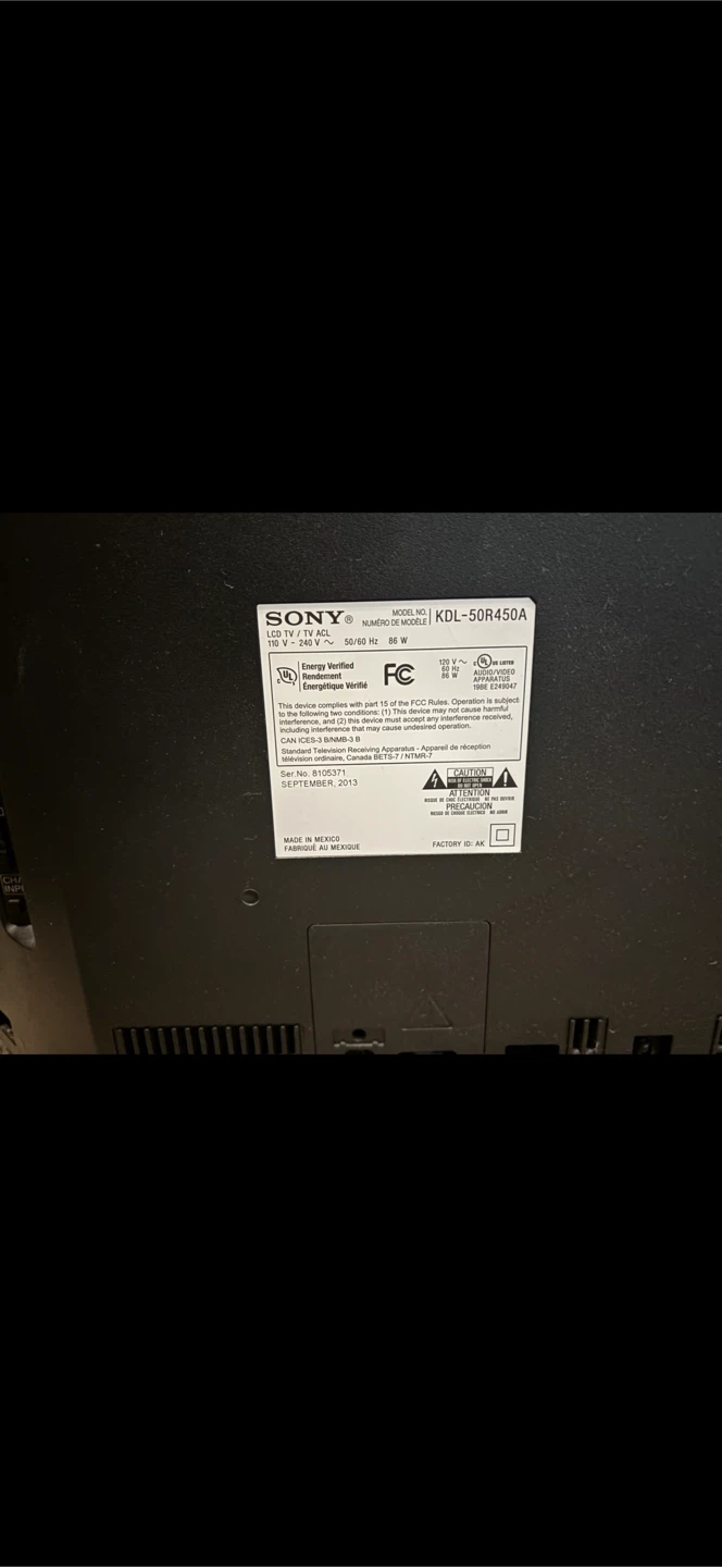 Sony KDL-50R450A 50" LCD TV - photo 2