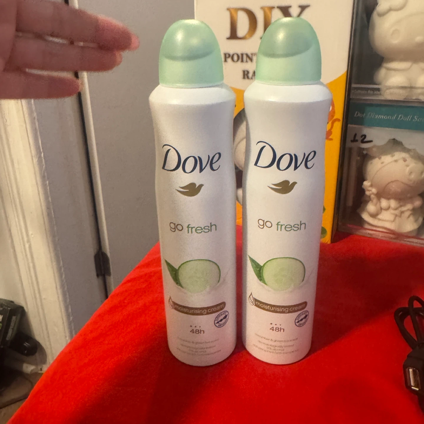 Dove Go Fresh Moisturising Cream Spray Deodorant 2-Pack