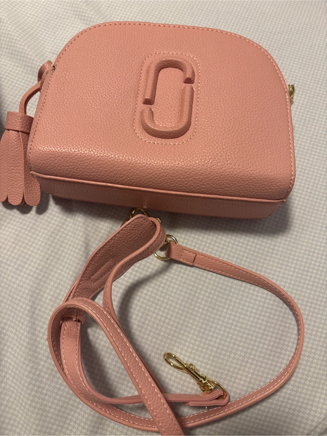 Marc Jacobs Pink Leather Camera Bag with Tassel - photo 4