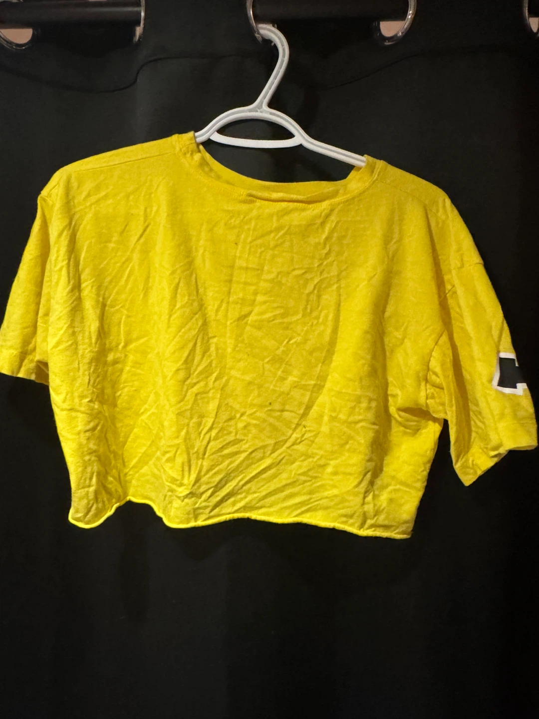 Yellow Cropped T-Shirt - photo 2