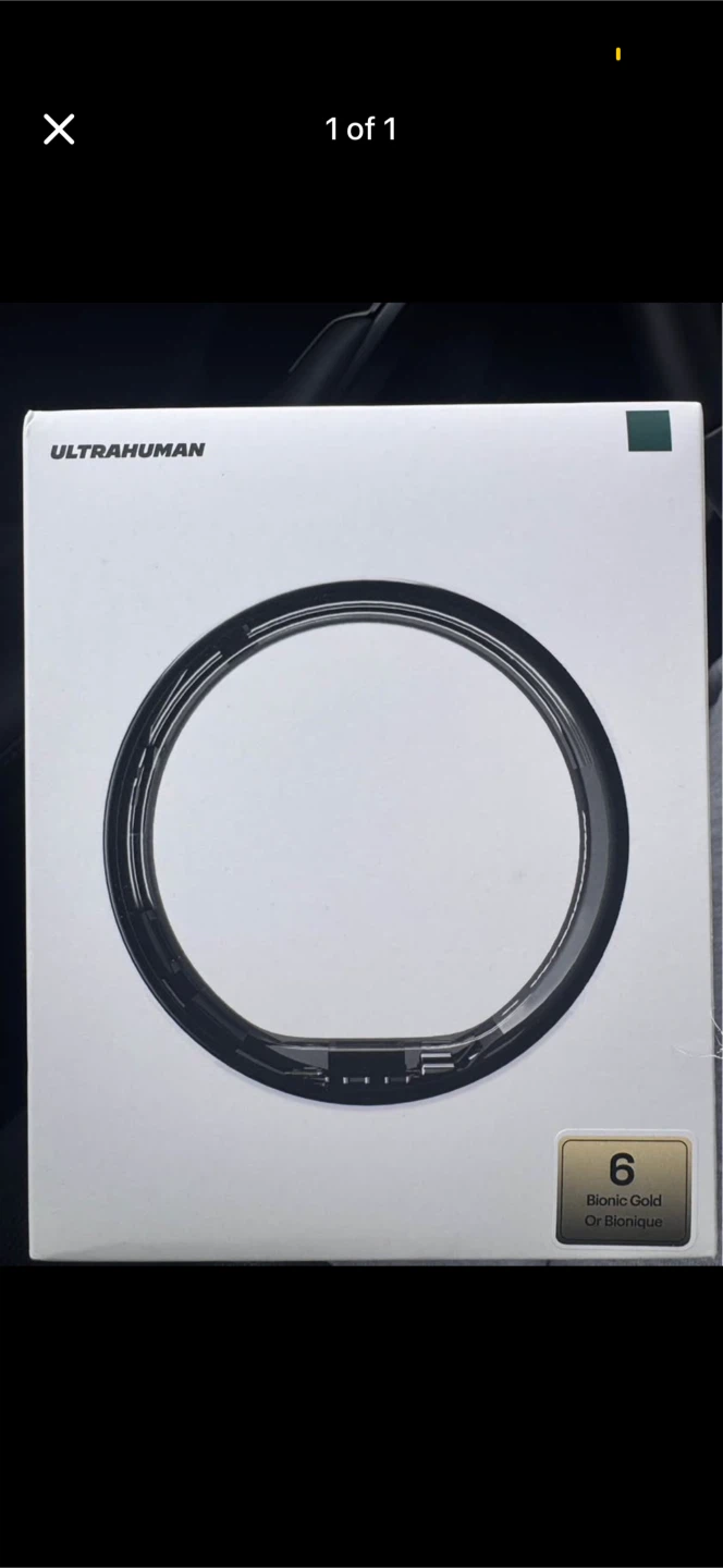 Ultrahuman Bionic Gold Band Size 6