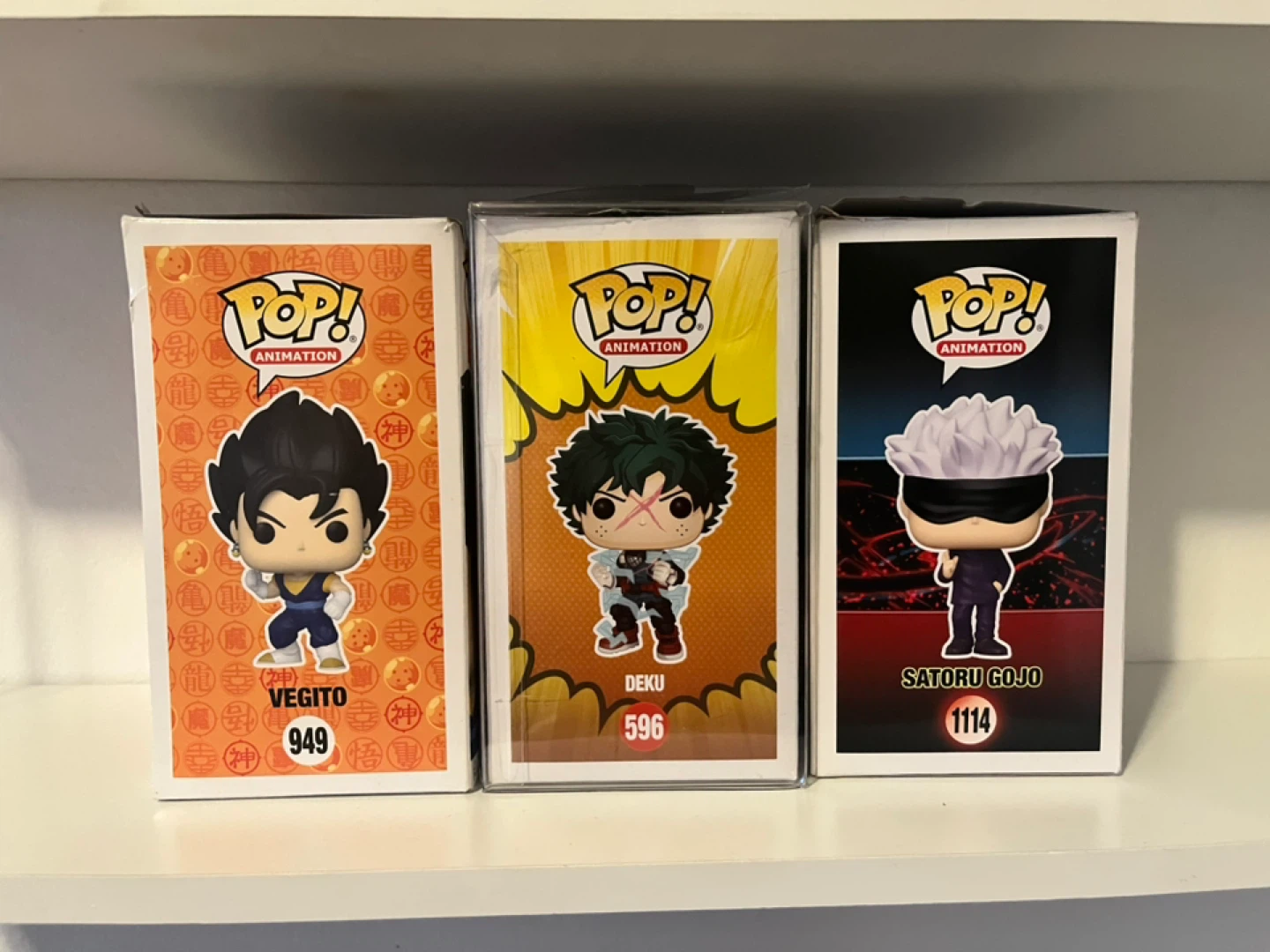 Funko Pop! Animation Figures - Vegito, Deku, Satoru Gojo - photo 2
