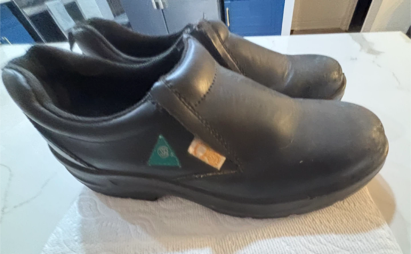 Men’s CSA Steel Toe Slip-On Work Shoes Size 9 - photo 3