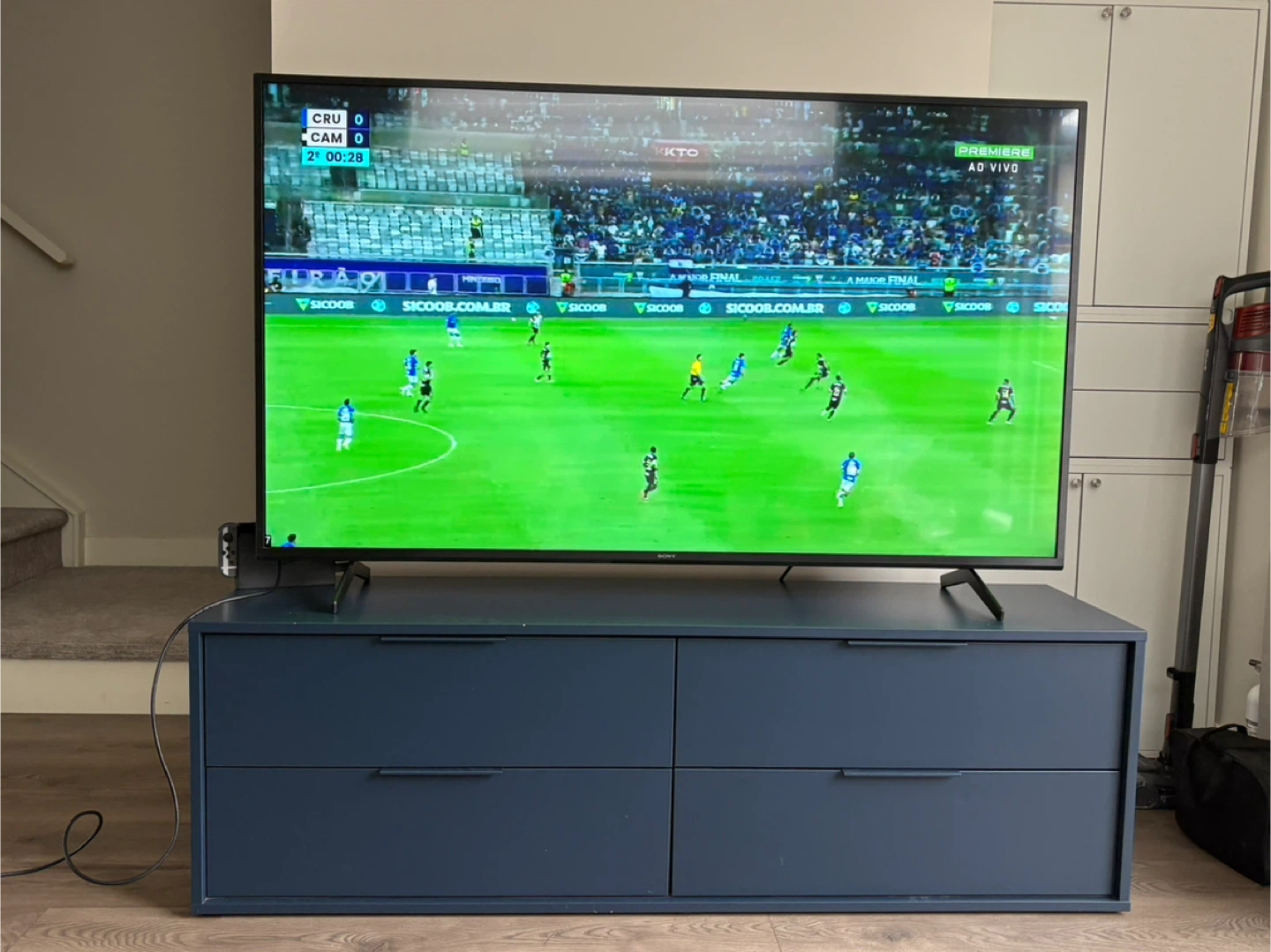 Dark Blue Media Console / Dresser / TV stand