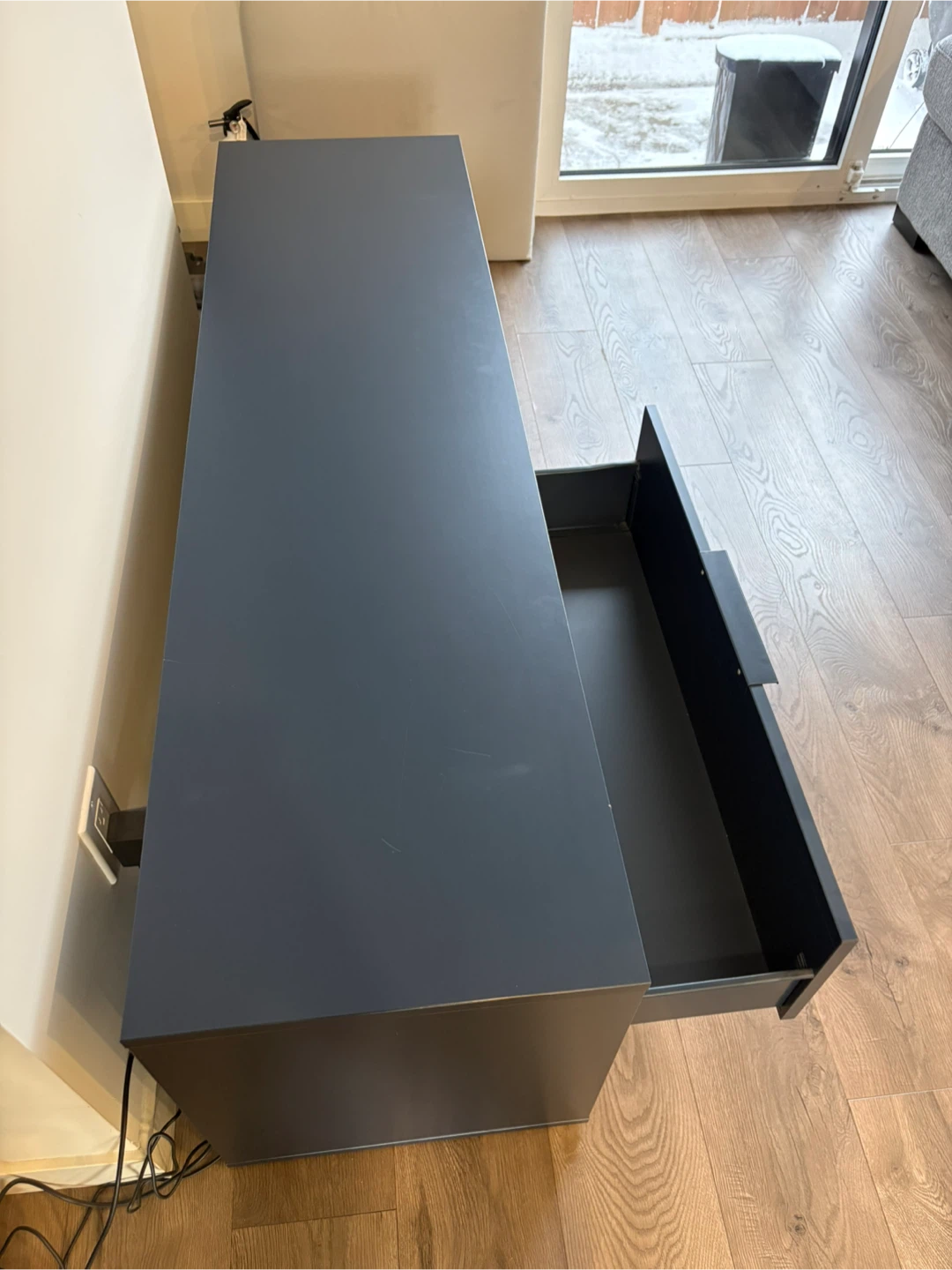 Dark Blue Media Console / Dresser / TV stand - photo 5