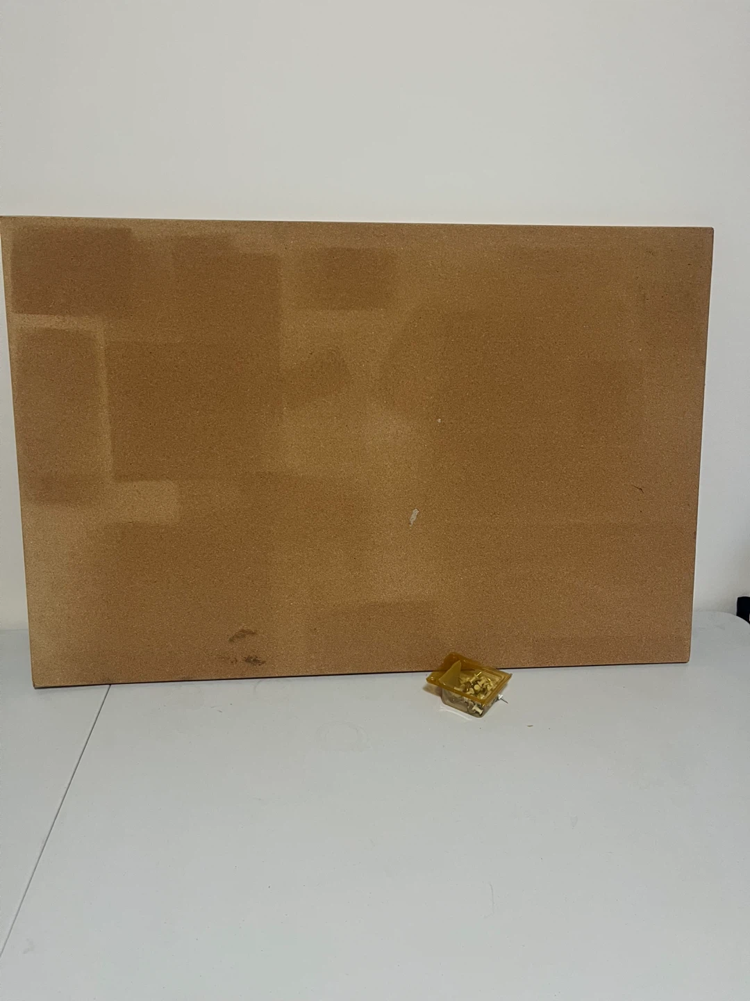 Large Cork Bulletin Board with pins