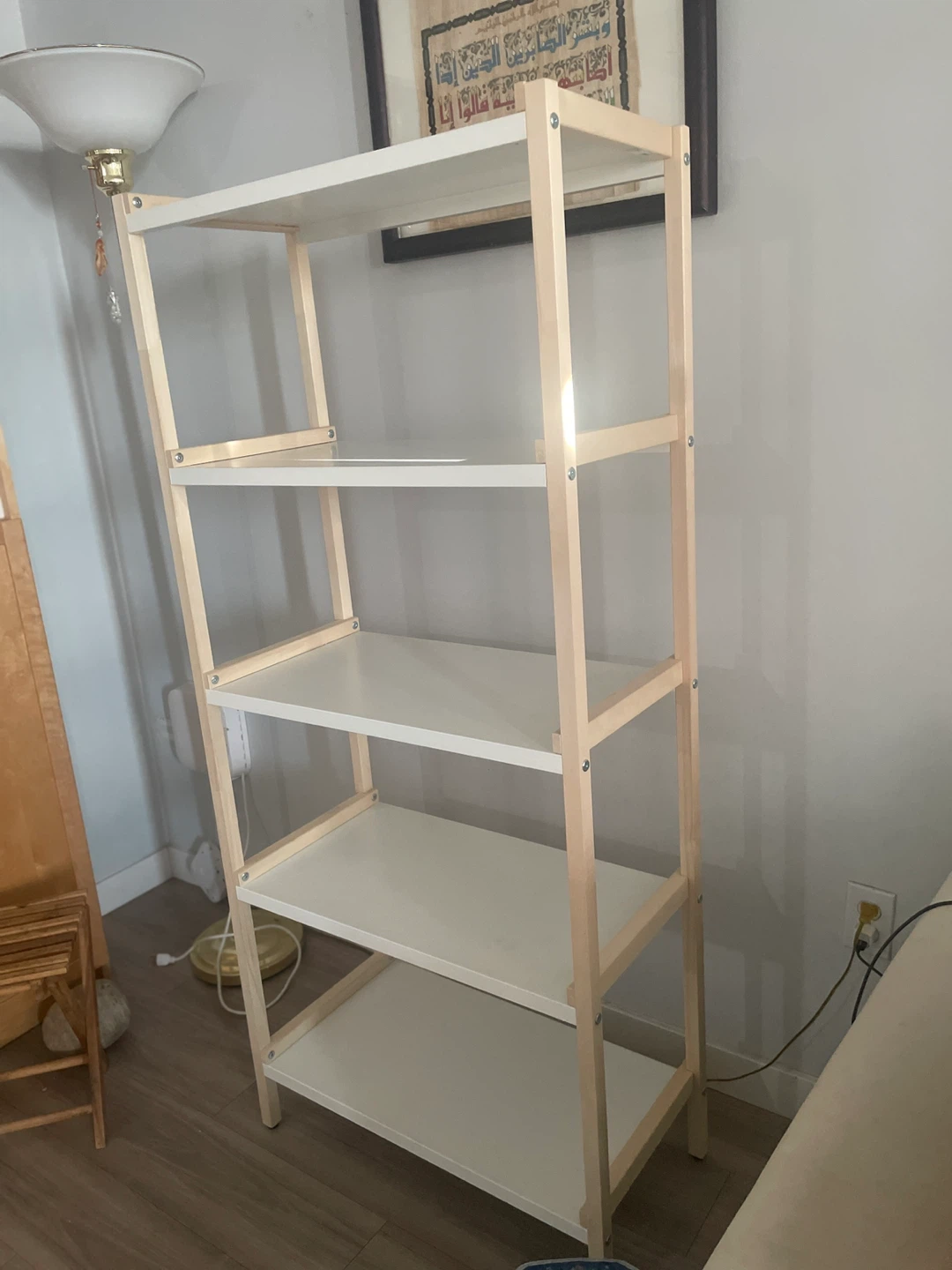 IKEA Shelf Unit - White/Wood - photo 4