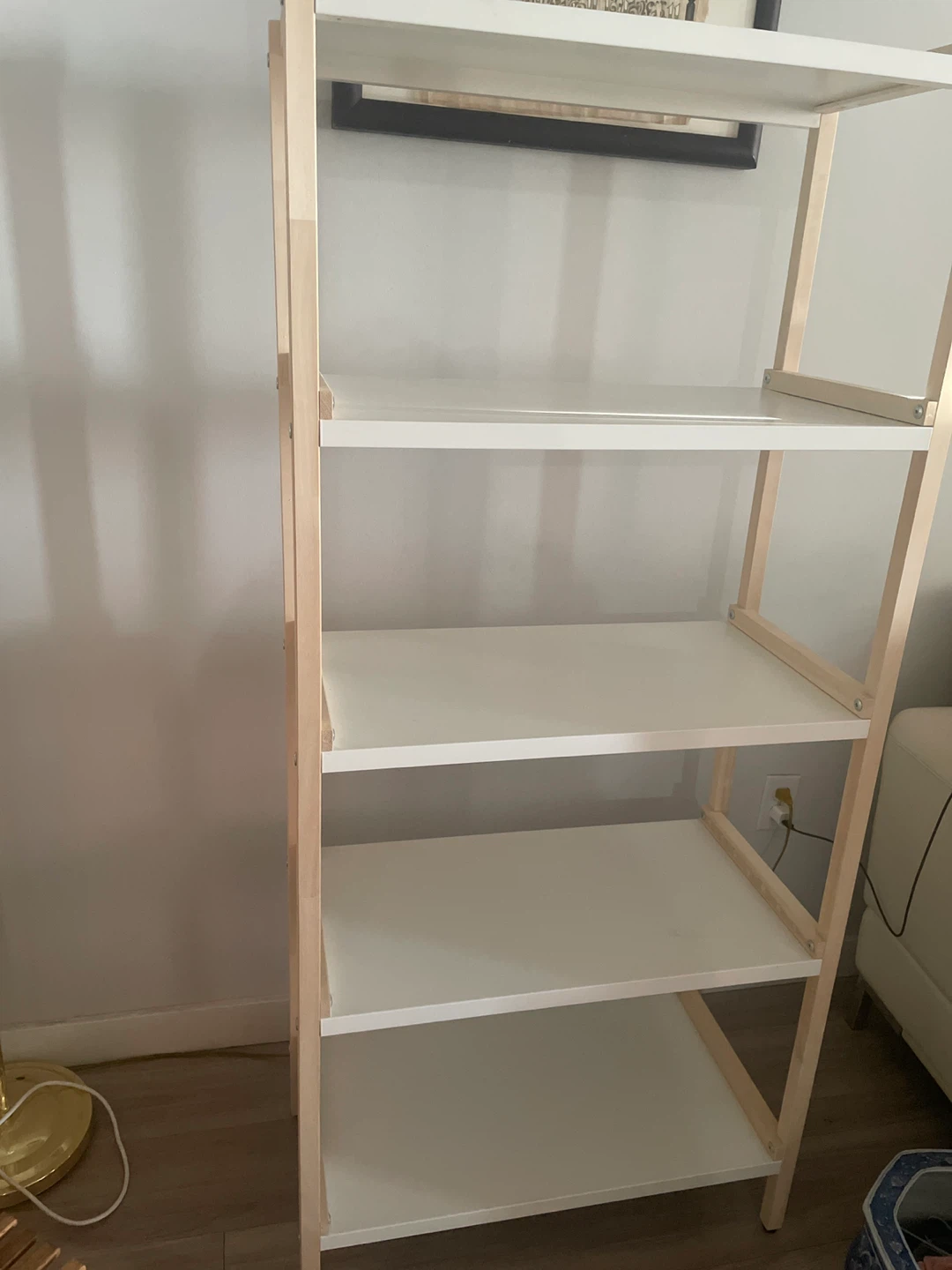 IKEA Shelf Unit - White/Wood - photo 3