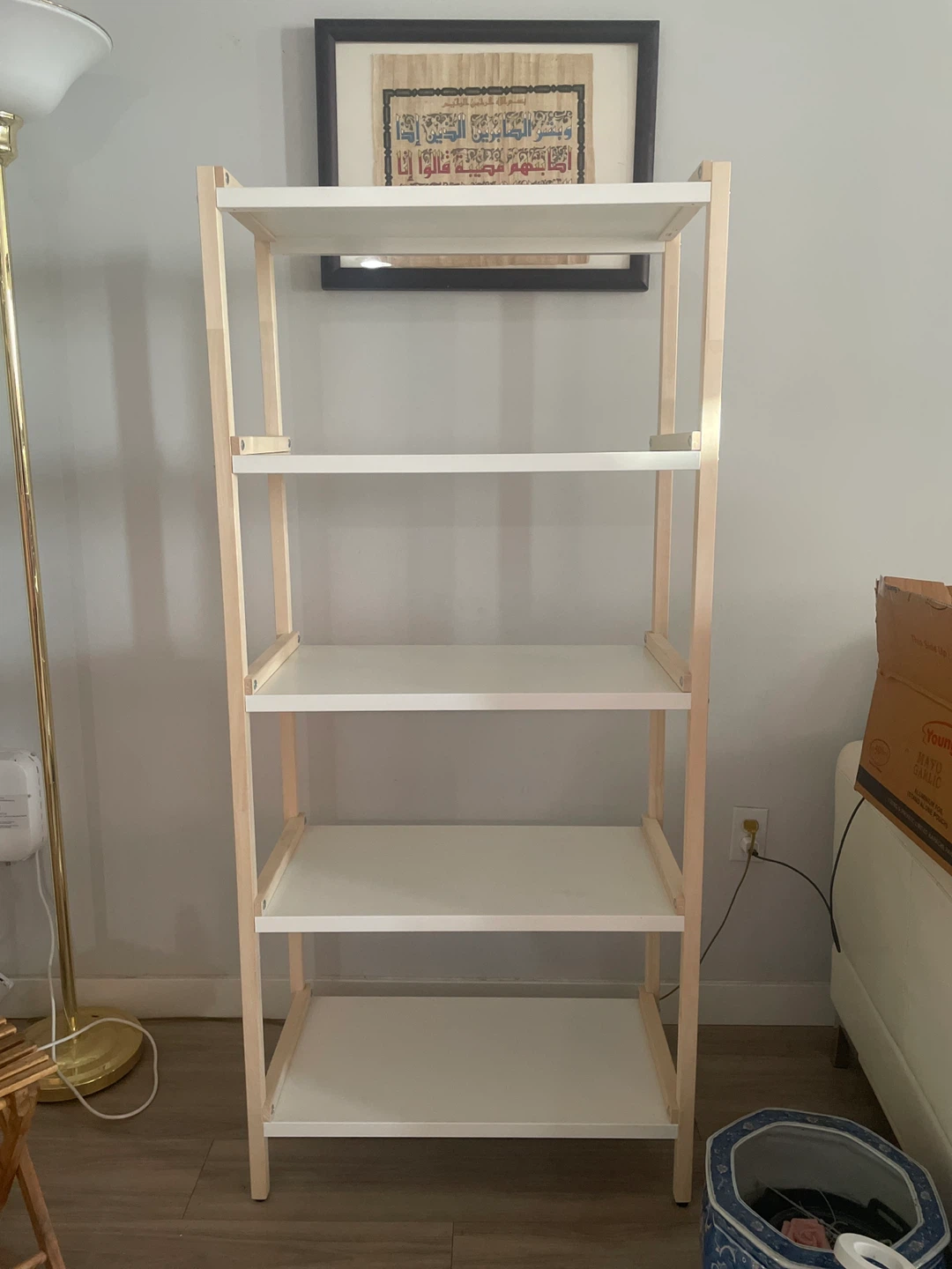 IKEA Shelf Unit - White/Wood