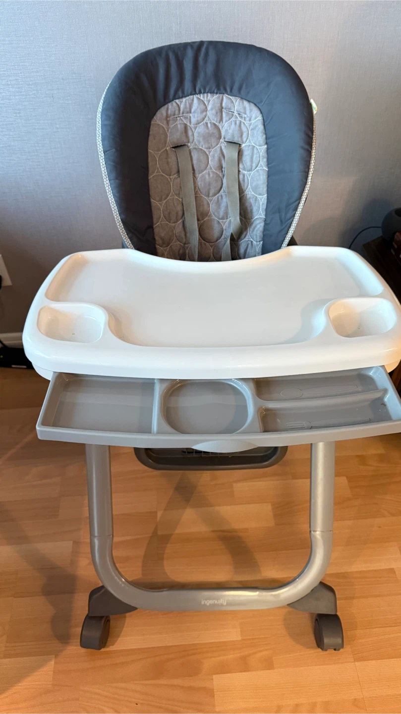 Ingenuity SmartClean Trio Elite 3-in-1 High Chair - Slate - photo 2