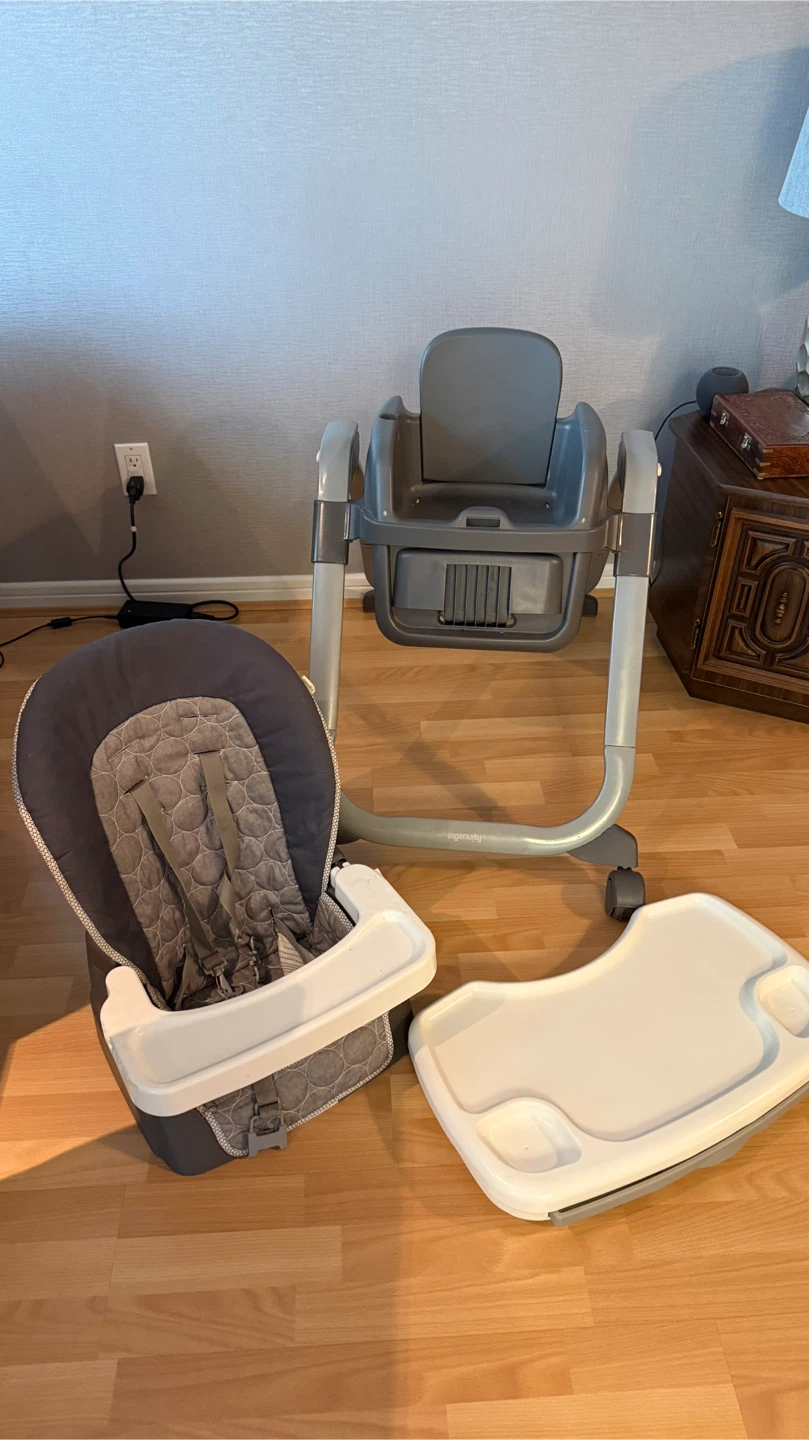Ingenuity SmartClean Trio Elite 3-in-1 High Chair - Slate - photo 3