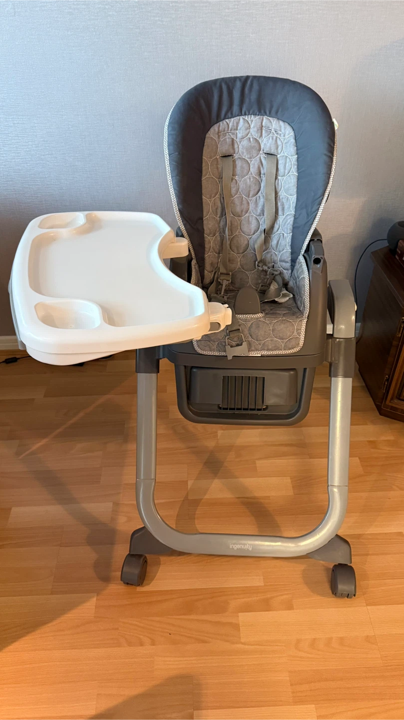Ingenuity SmartClean Trio Elite 3-in-1 High Chair - Slate - photo 4