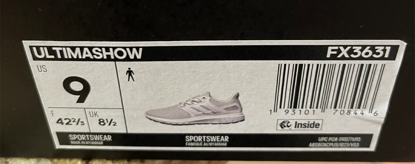 Adidas ULTIMASHOW Men Shoes Size 9 - Brand New - photo 3