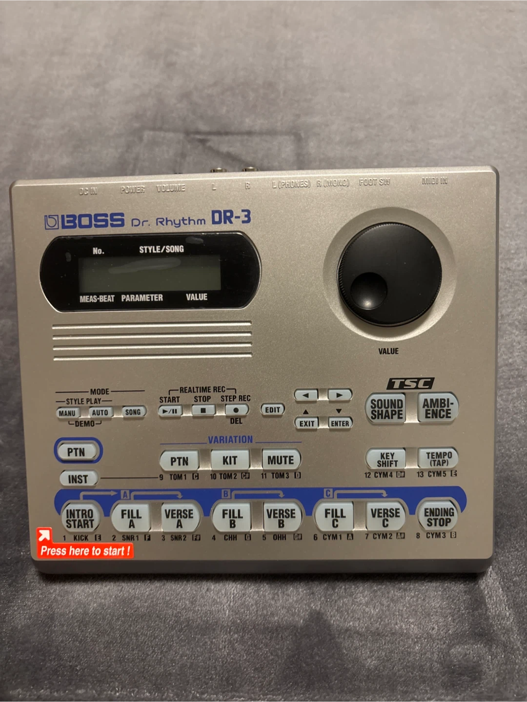 BOSS Dr. Rhythm DR-3 Drum Machine