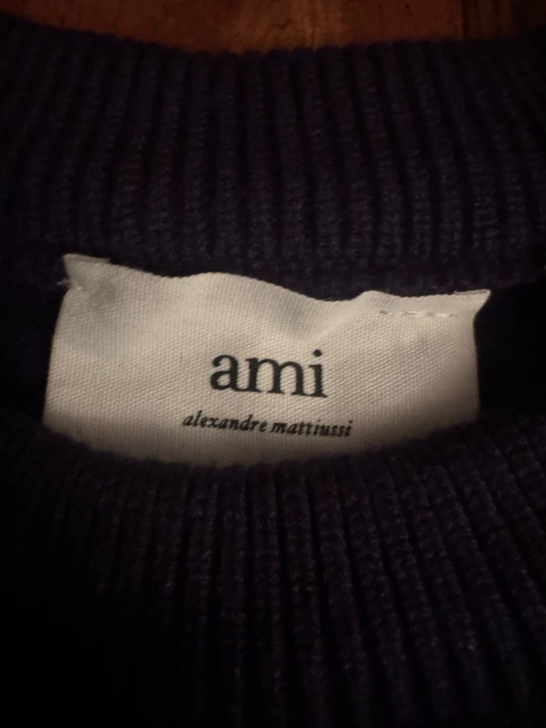Ami navy blue sweater - photo 4