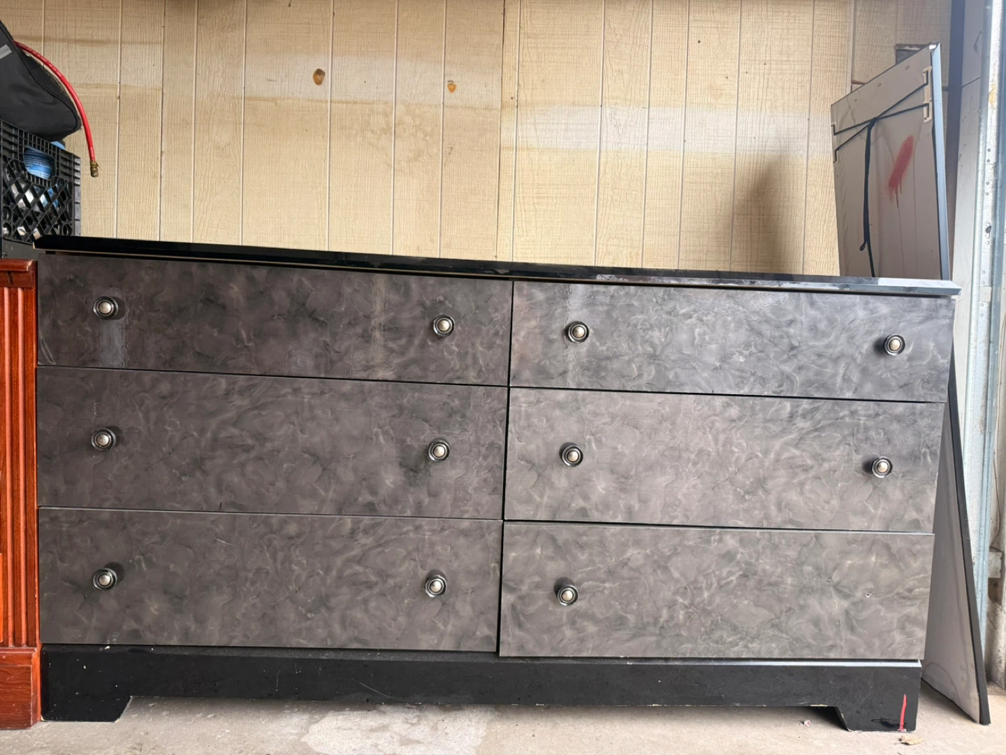 Dresser with night stand