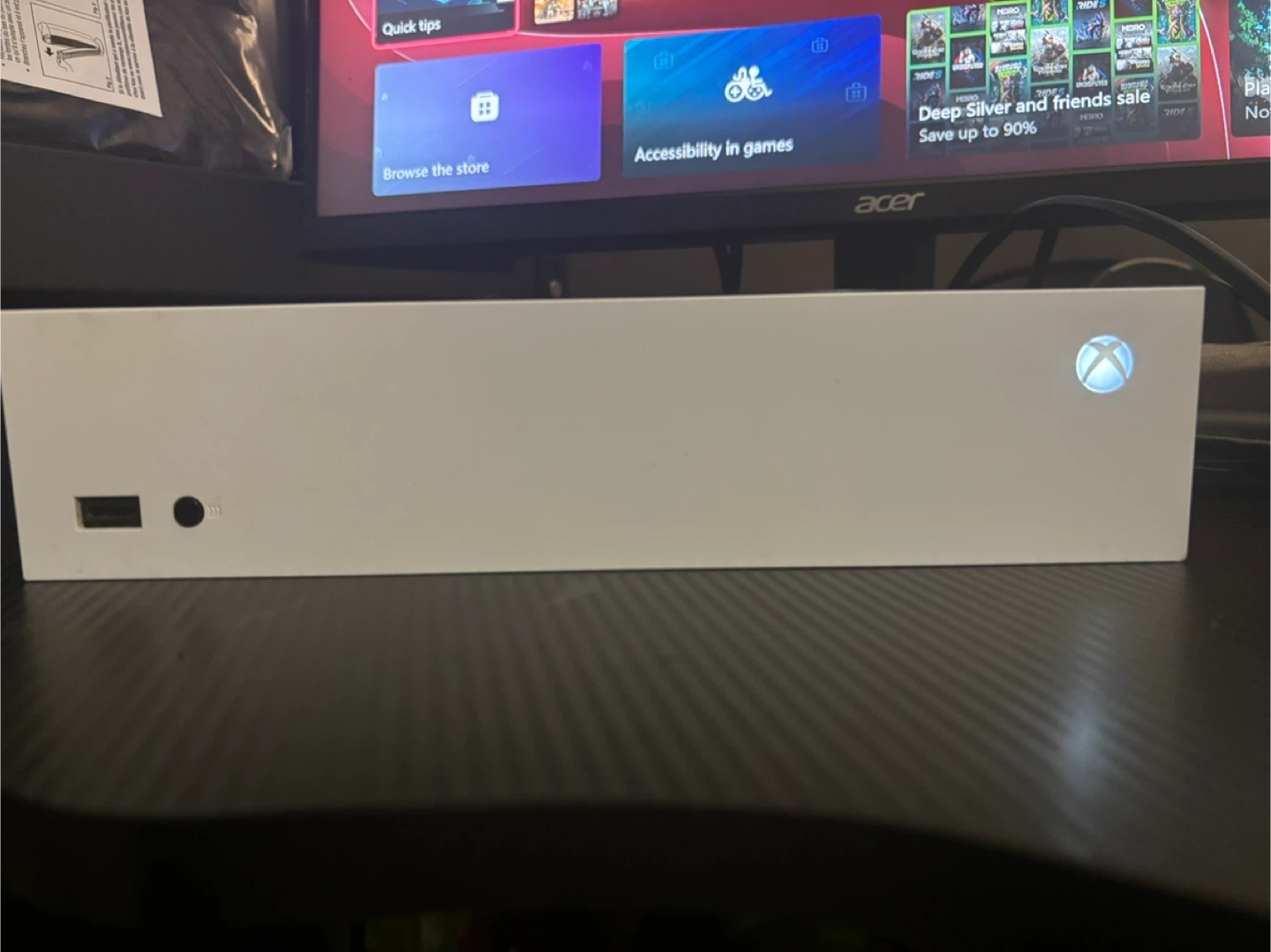 Xbox Series S Console and Controller (Rechargeable Battery) - photo 3