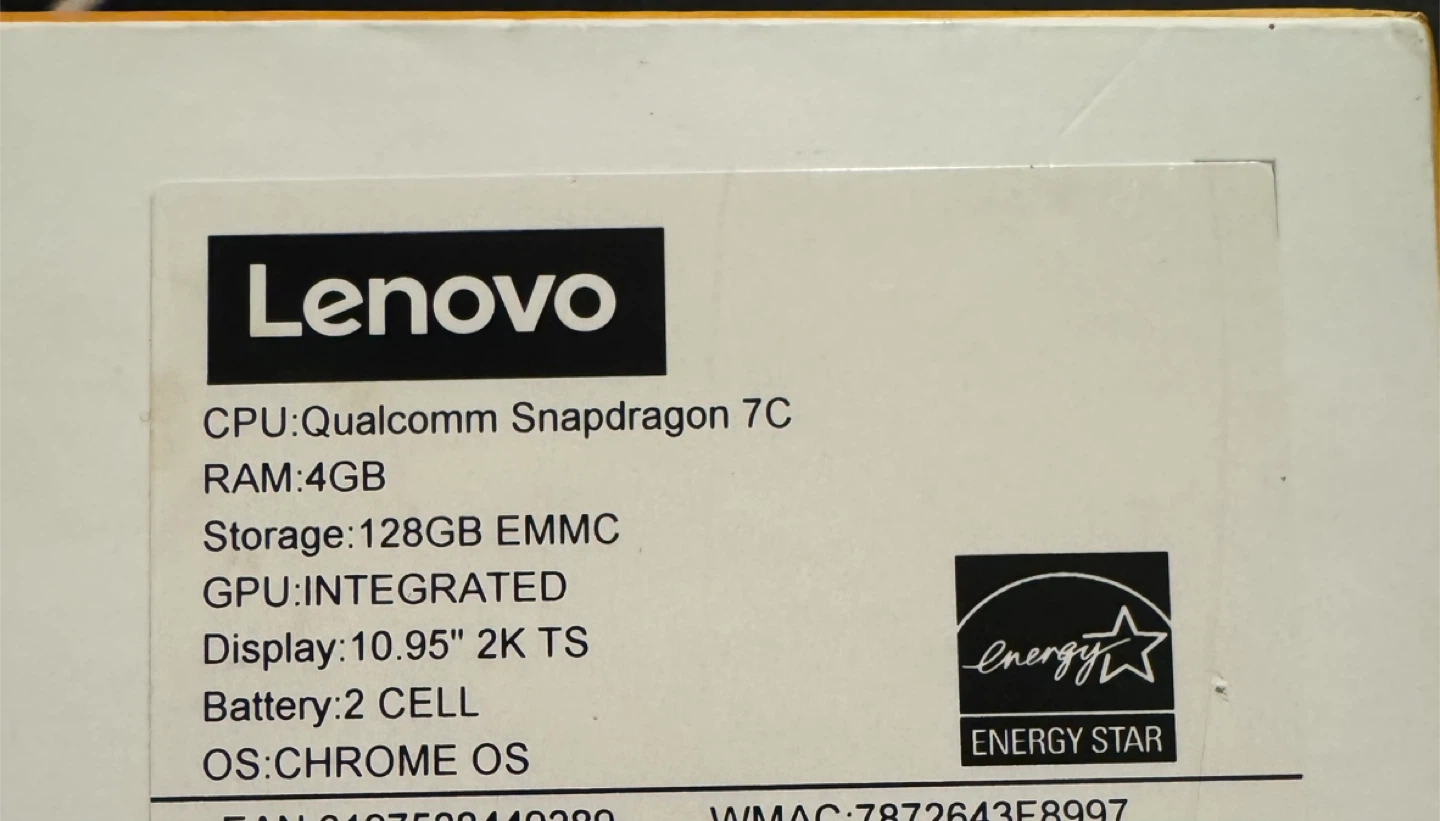 Touch screen Lenovo Chromebook Tablet with Keyboard Case - photo 4