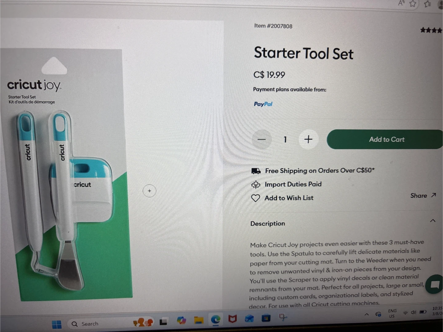 Cricut Joy Starter Tool Set - photo 3