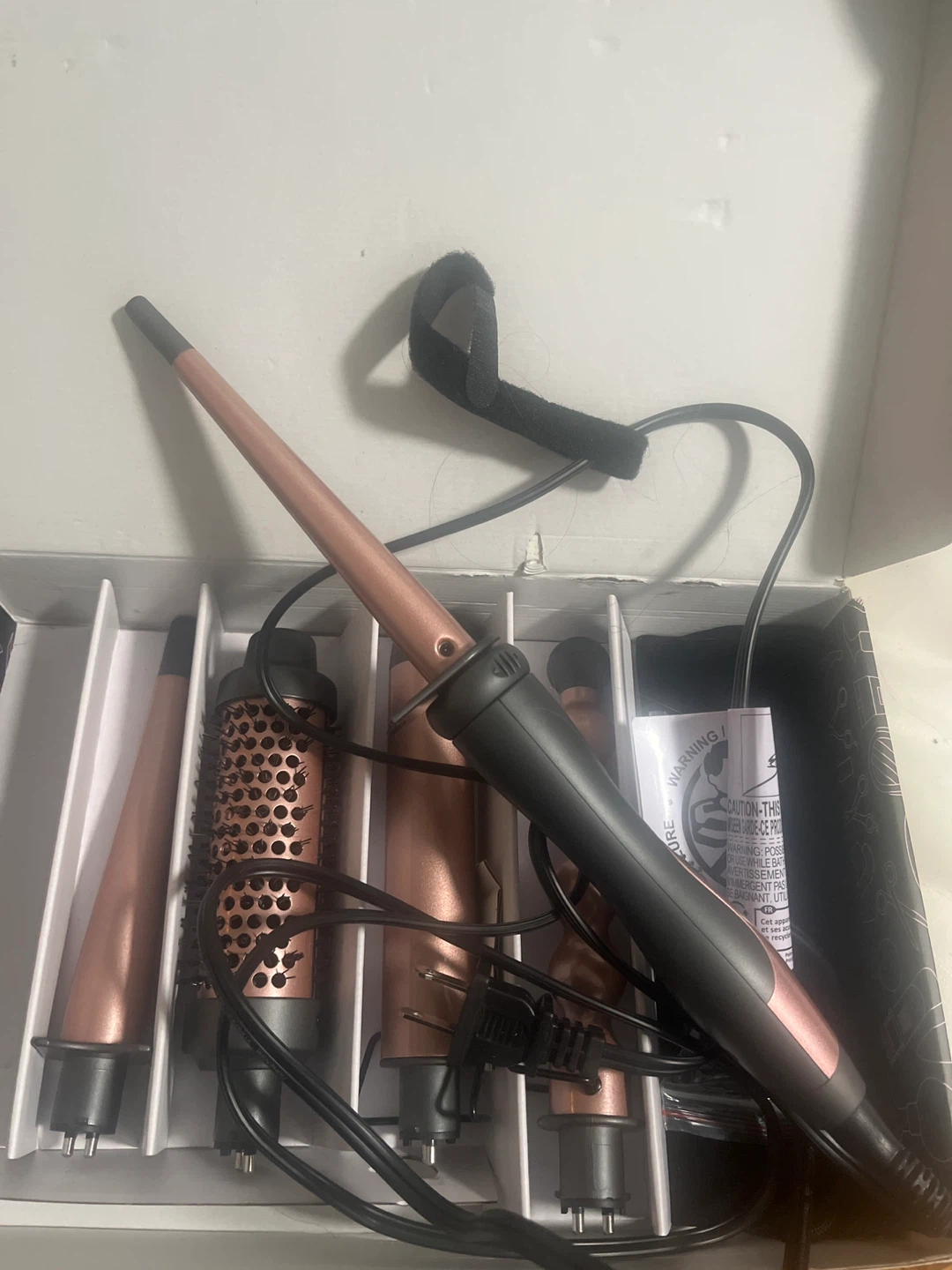 Rose Gold Hair Curling Wand Set - photo 2