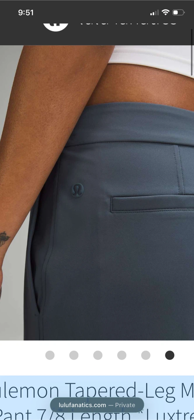 Lululemon Tapered-Leg Mid-Rise Pant size XL NWOT - photo 5