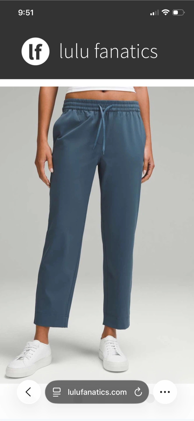 Lululemon Tapered-Leg Mid-Rise Pant size XL NWOT
