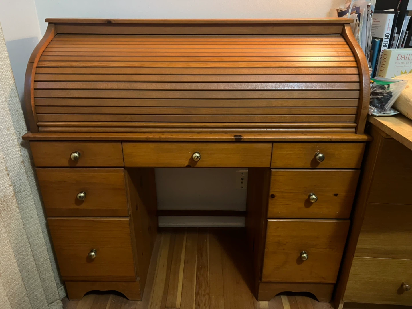 Wooden desk