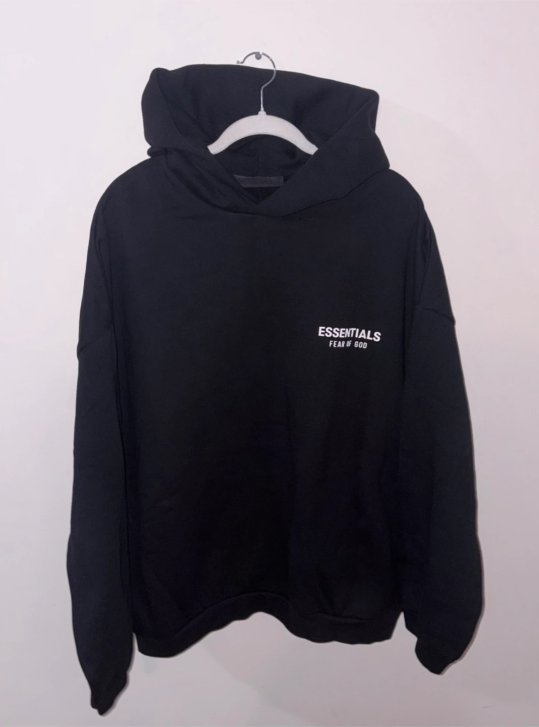 Fear of God Essentials Black Hoodie