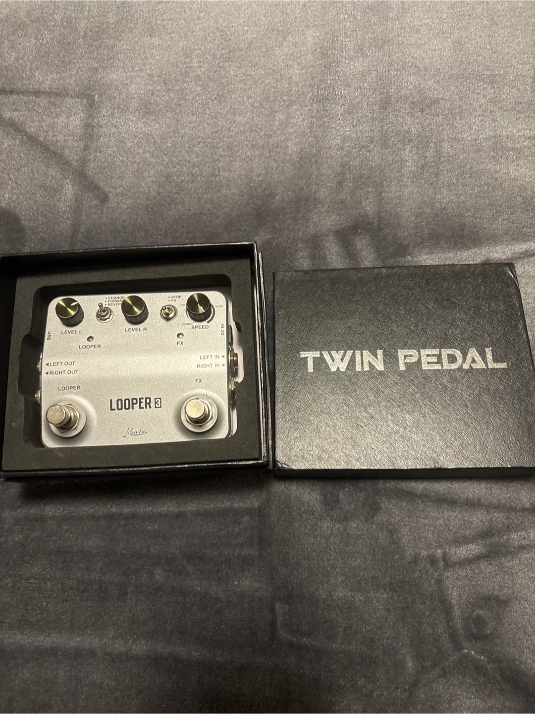 Rowin Twin Looper Pedal