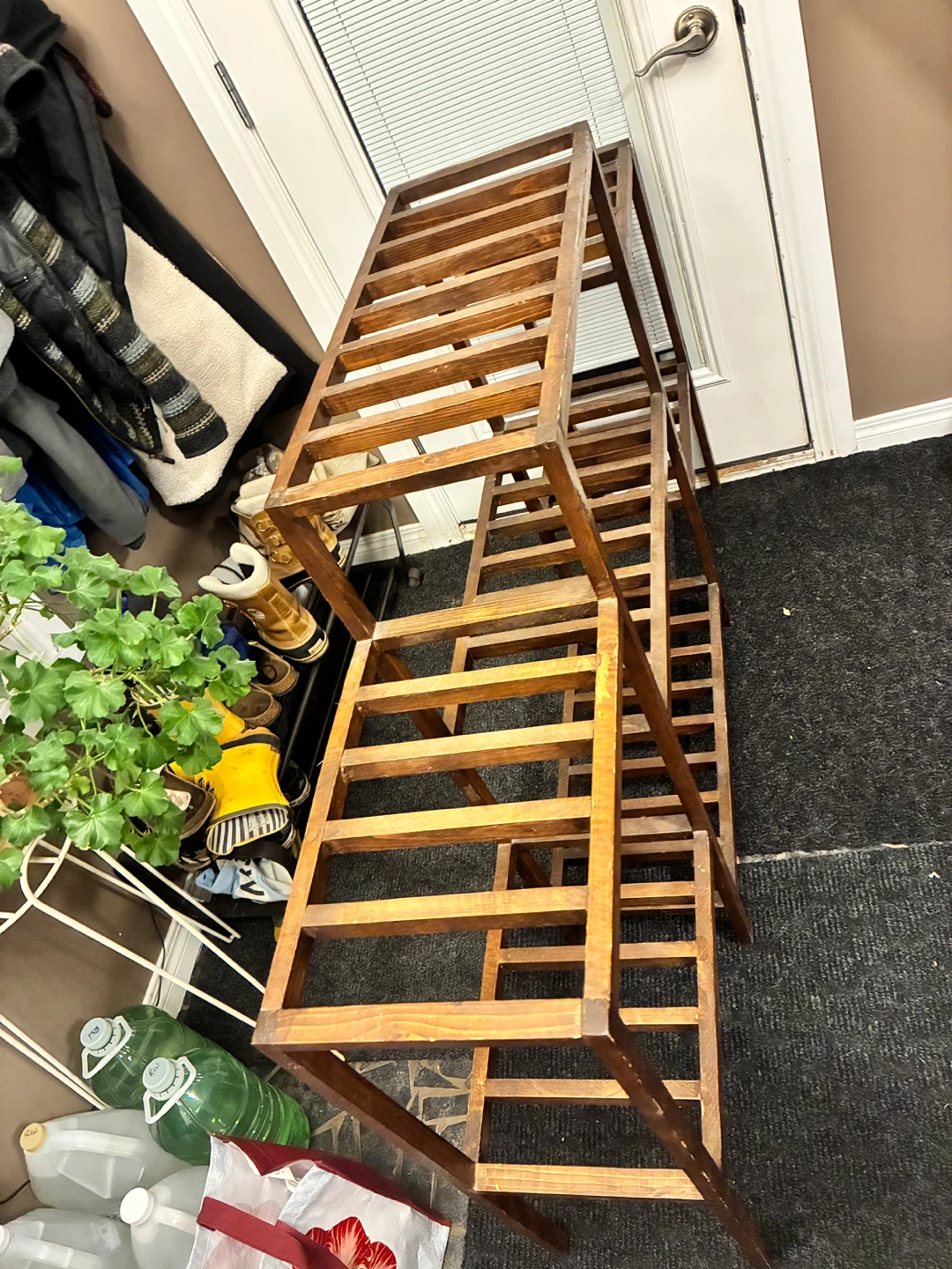 Wooden Tiered Shelf/ Plant Stand - photo 2