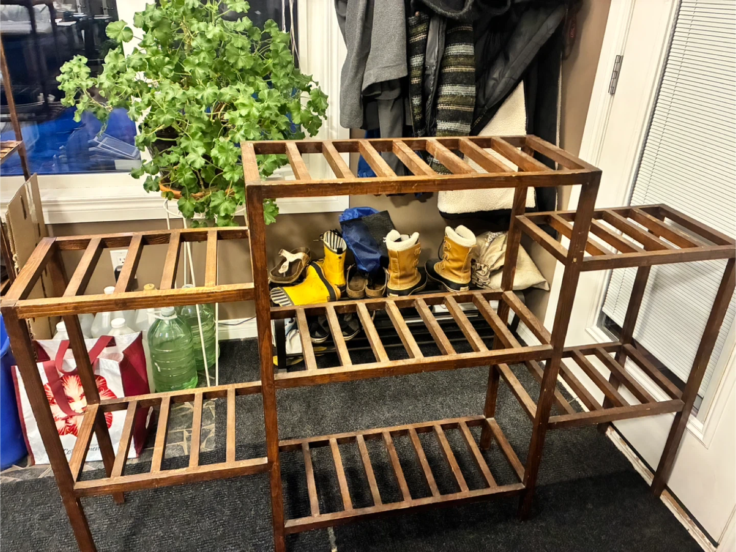 Wooden Tiered Shelf/ Plant Stand